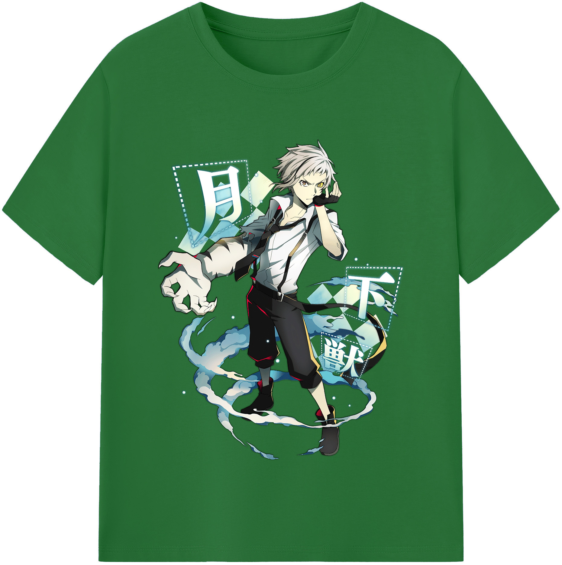 （画像用） 文豪ストレイドッグス Bungo Stray Dogs 綿100％半袖Tシャツ（フロントプリント）
