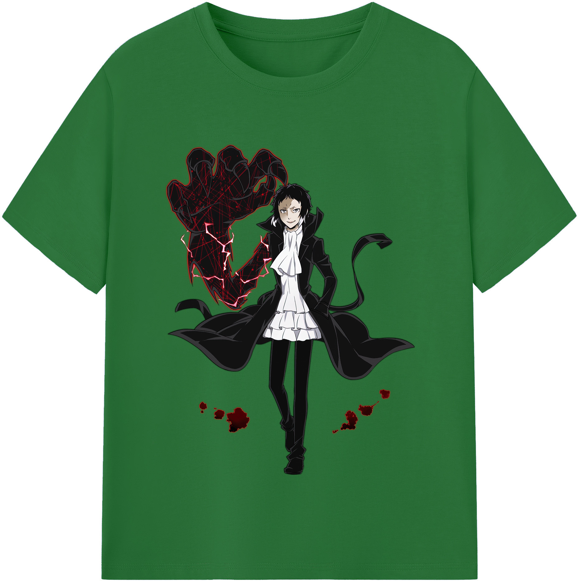 （画像用） 文豪ストレイドッグス Bungo Stray Dogs 綿100％半袖Tシャツ（フロントプリント）