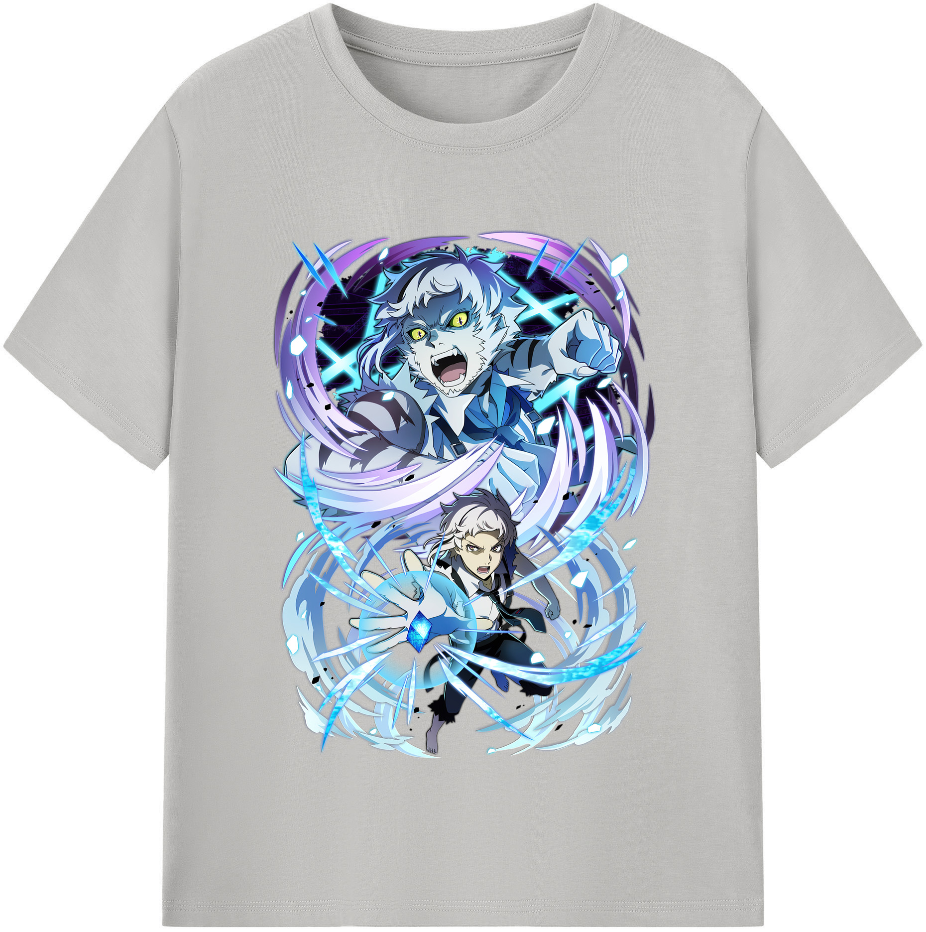 （画像用） 文豪ストレイドッグス Bungo Stray Dogs 綿100％半袖Tシャツ（フロントプリント）