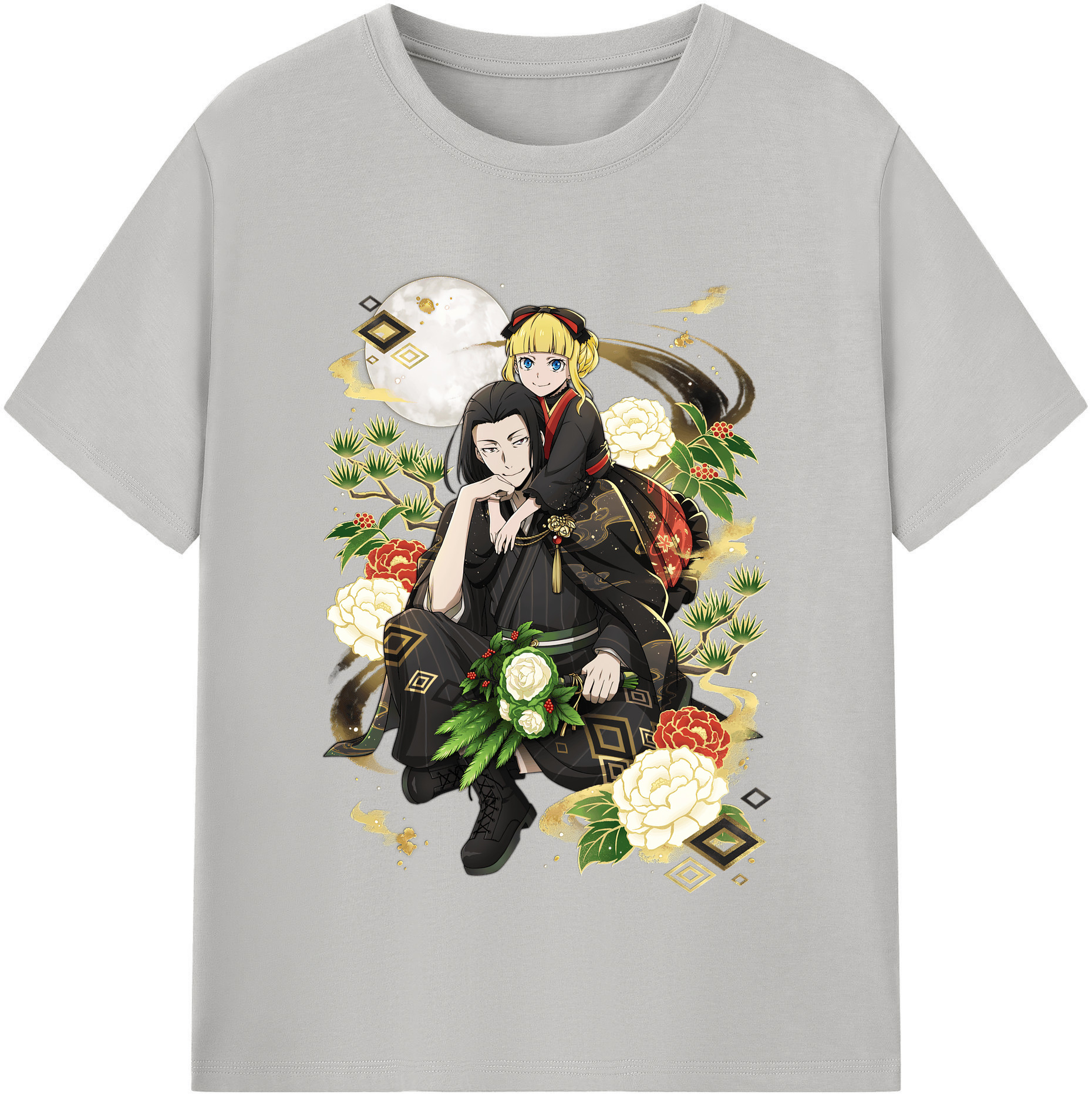 （画像用） 文豪ストレイドッグス Bungo Stray Dogs 綿100％半袖Tシャツ（フロントプリント）
