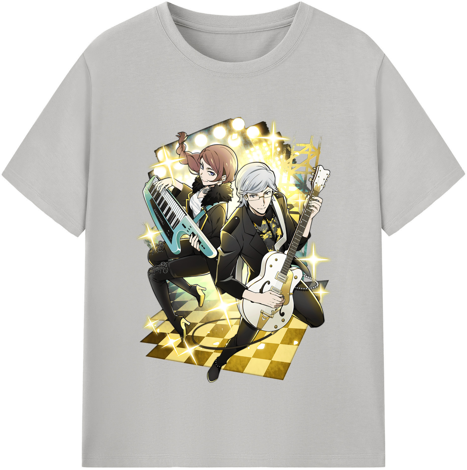 （画像用） 文豪ストレイドッグス Bungo Stray Dogs 綿100％半袖Tシャツ（フロントプリント）