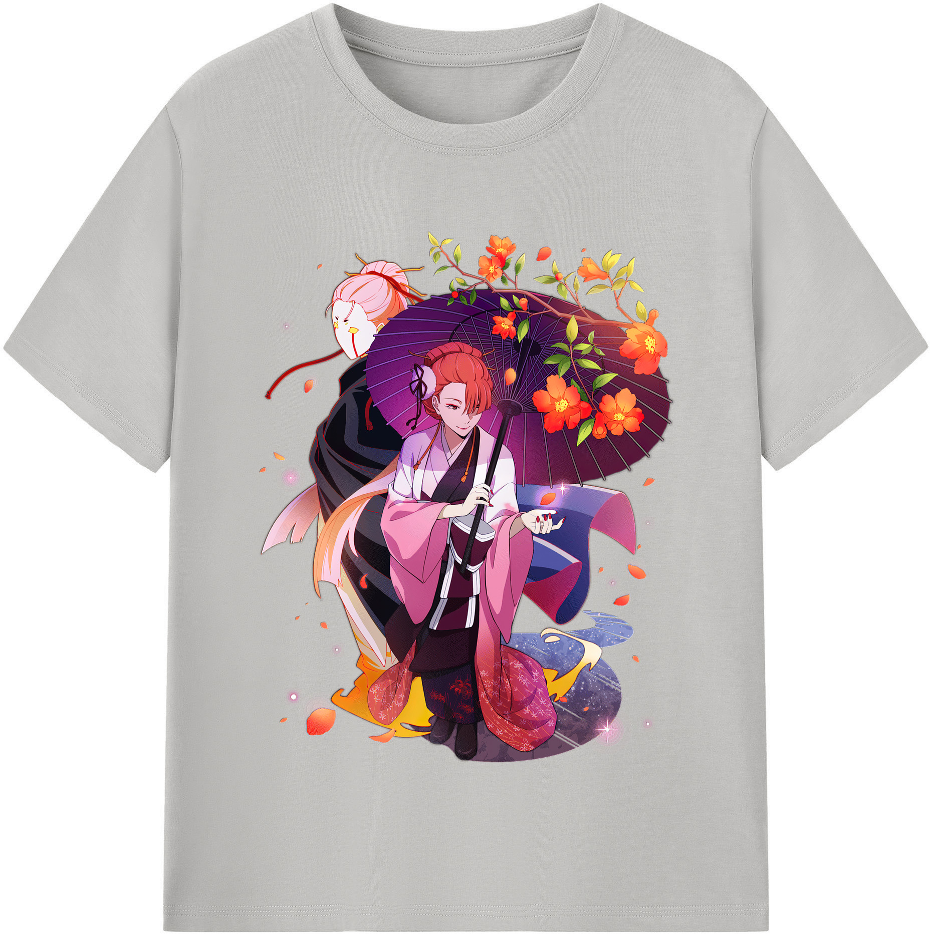 （画像用） 文豪ストレイドッグス Bungo Stray Dogs 綿100％半袖Tシャツ（フロントプリント）