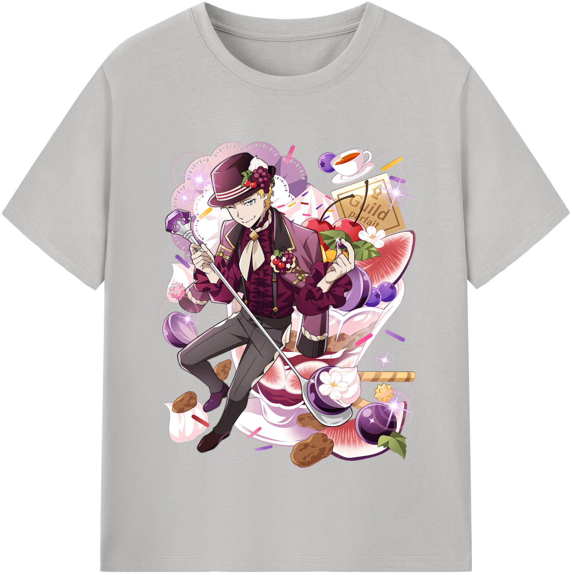（画像用） 文豪ストレイドッグス Bungo Stray Dogs 綿100％半袖Tシャツ（フロントプリント）