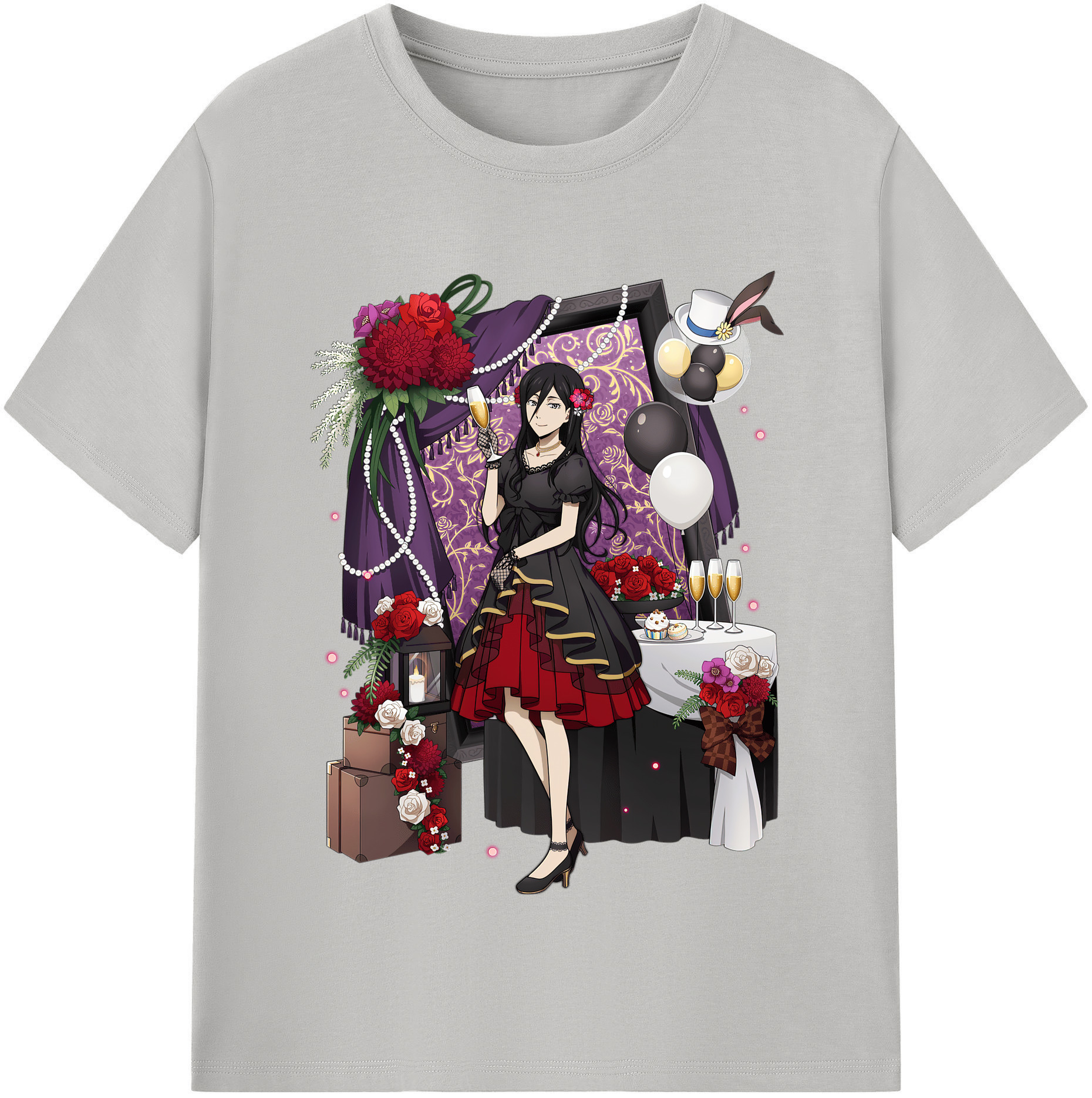 （画像用） 文豪ストレイドッグス Bungo Stray Dogs 綿100％半袖Tシャツ（フロントプリント）
