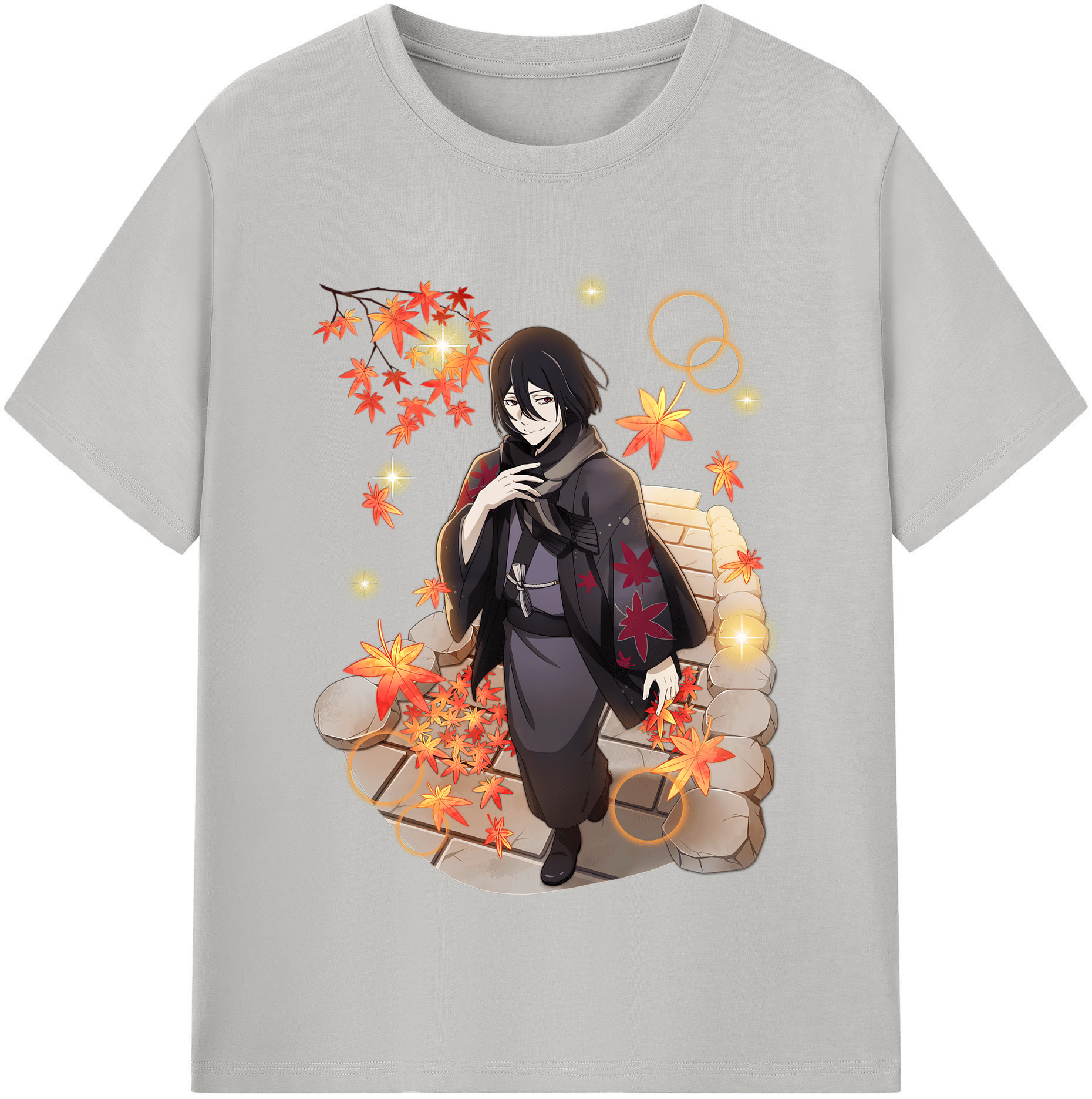 （画像用） 文豪ストレイドッグス Bungo Stray Dogs 綿100％半袖Tシャツ（フロントプリント）