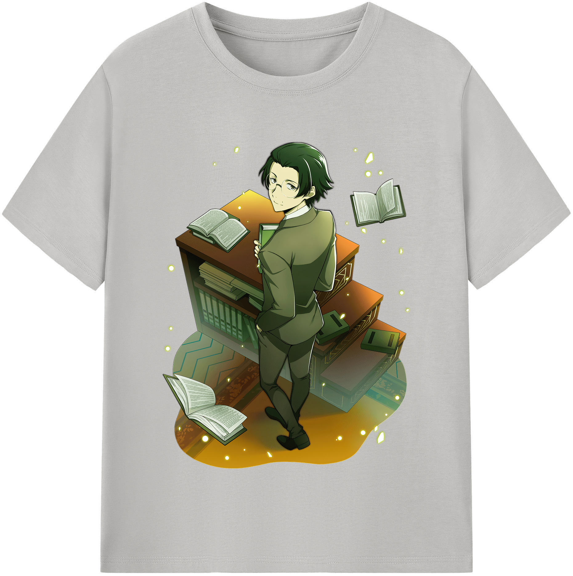（画像用） 文豪ストレイドッグス Bungo Stray Dogs 綿100％半袖Tシャツ（フロントプリント）