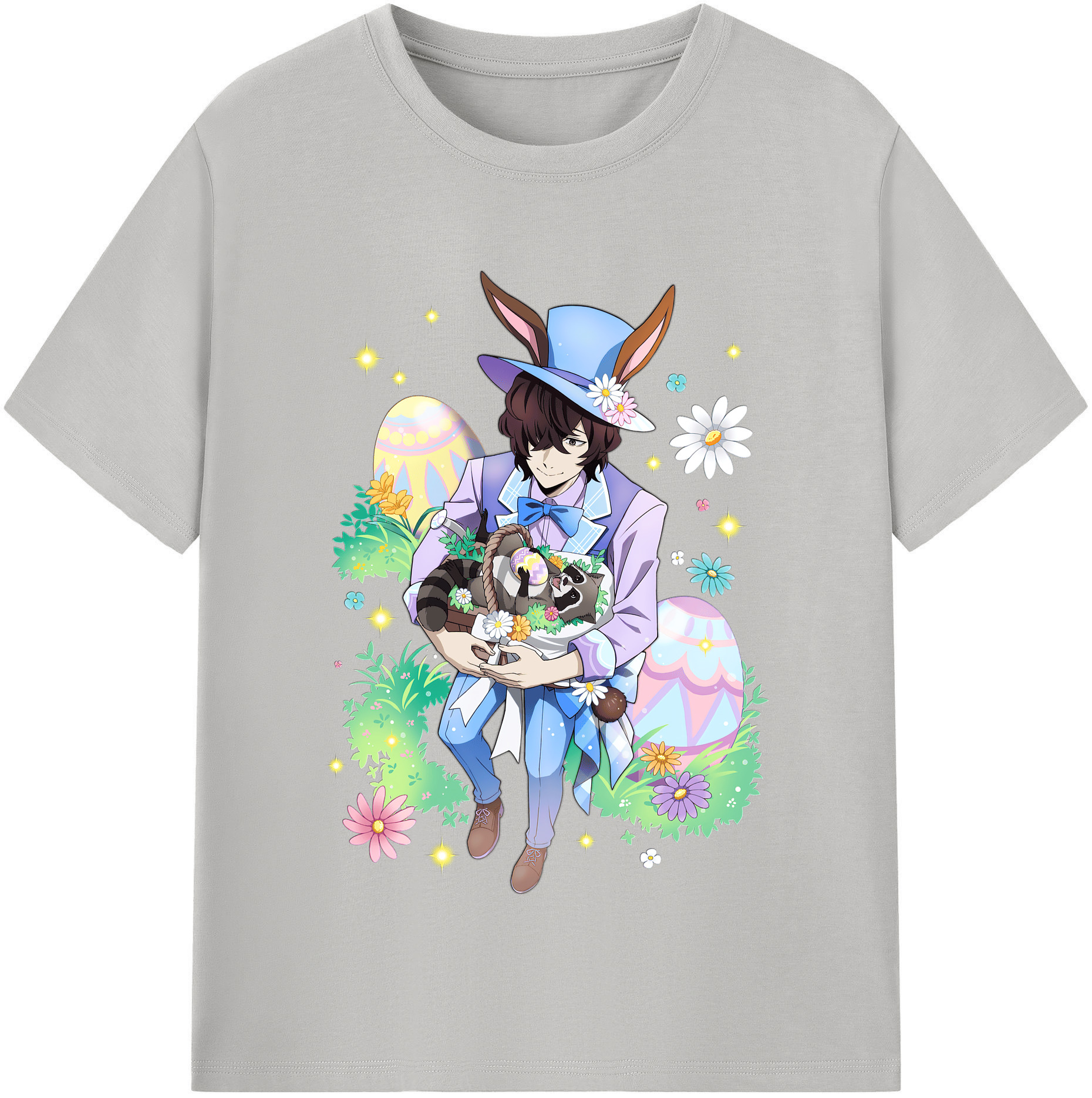 （画像用） 文豪ストレイドッグス Bungo Stray Dogs 綿100％半袖Tシャツ（フロントプリント）
