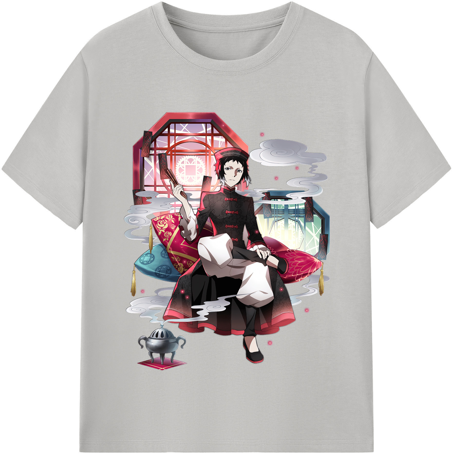 （画像用） 文豪ストレイドッグス Bungo Stray Dogs 綿100％半袖Tシャツ（フロントプリント）