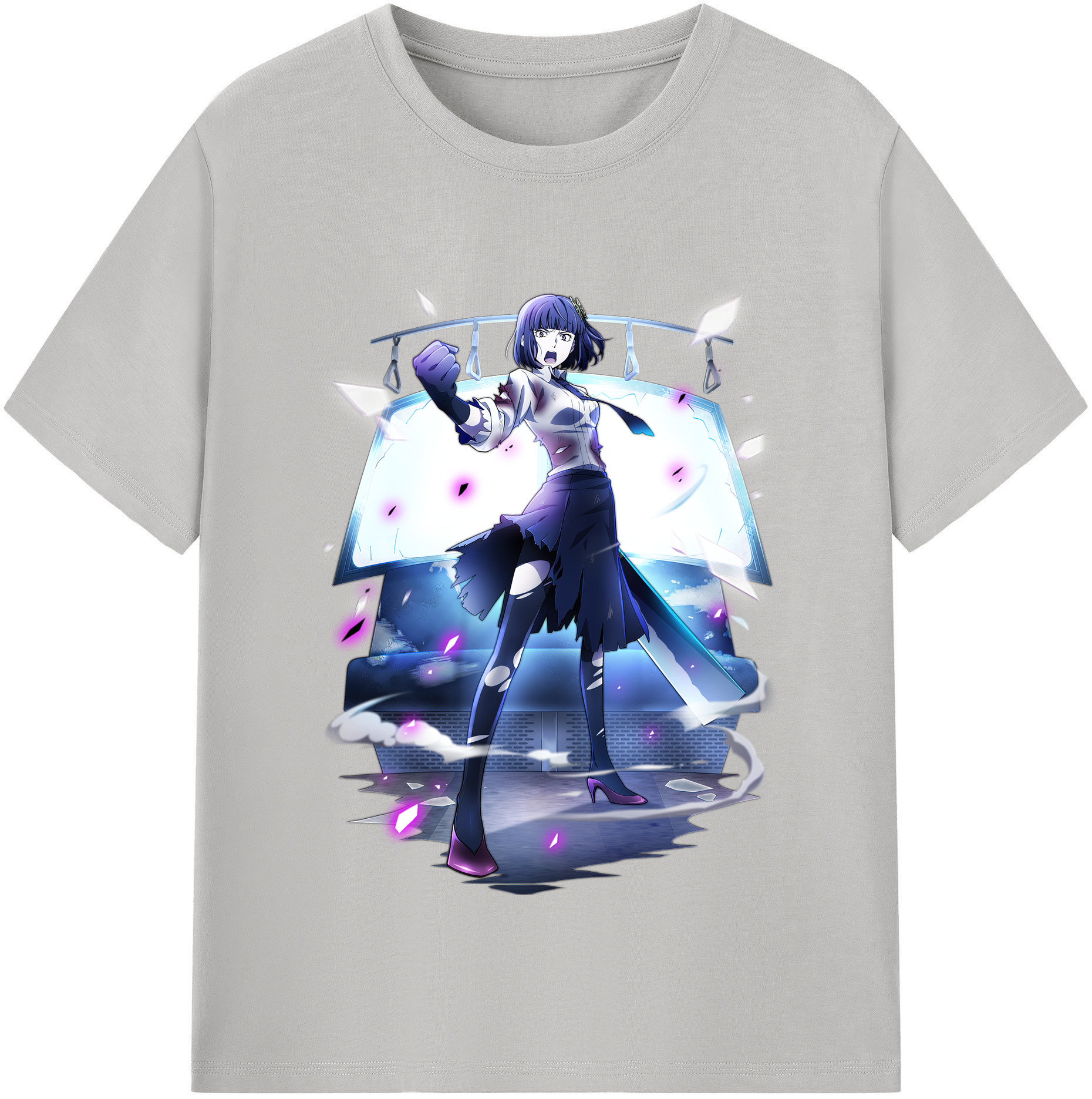 （画像用） 文豪ストレイドッグス Bungo Stray Dogs 綿100％半袖Tシャツ（フロントプリント）