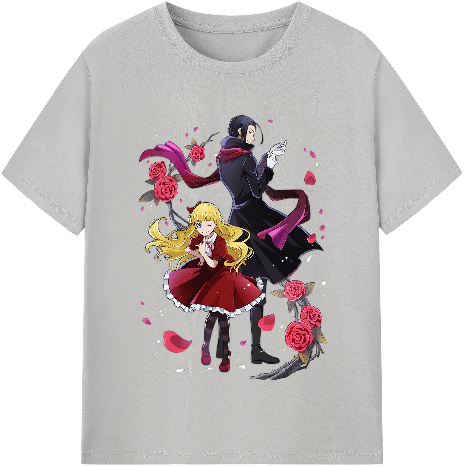 （画像用） 文豪ストレイドッグス Bungo Stray Dogs 綿100％半袖Tシャツ（フロントプリント）