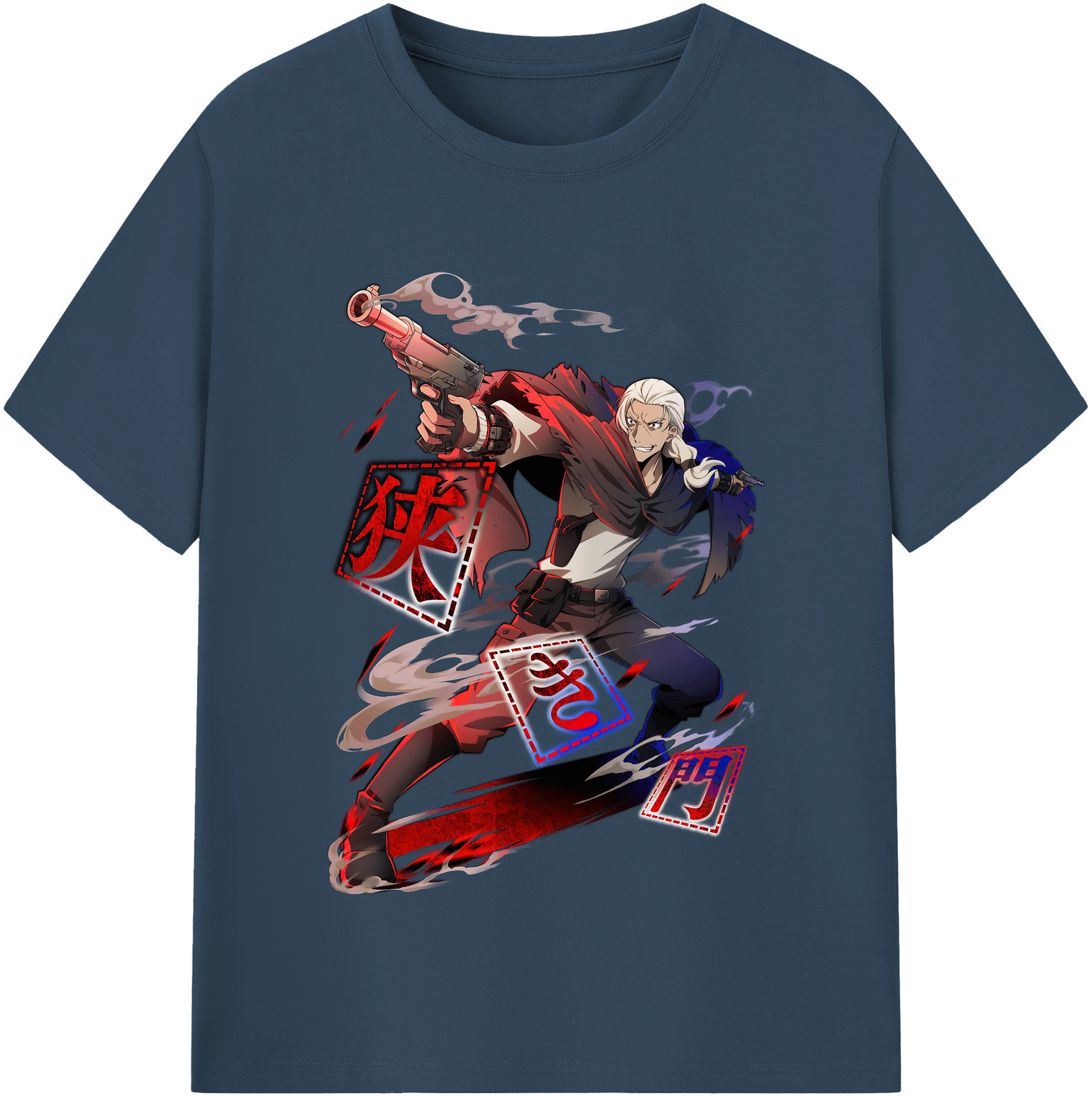 （画像用） 文豪ストレイドッグス Bungo Stray Dogs 綿100％半袖Tシャツ（フロントプリント）