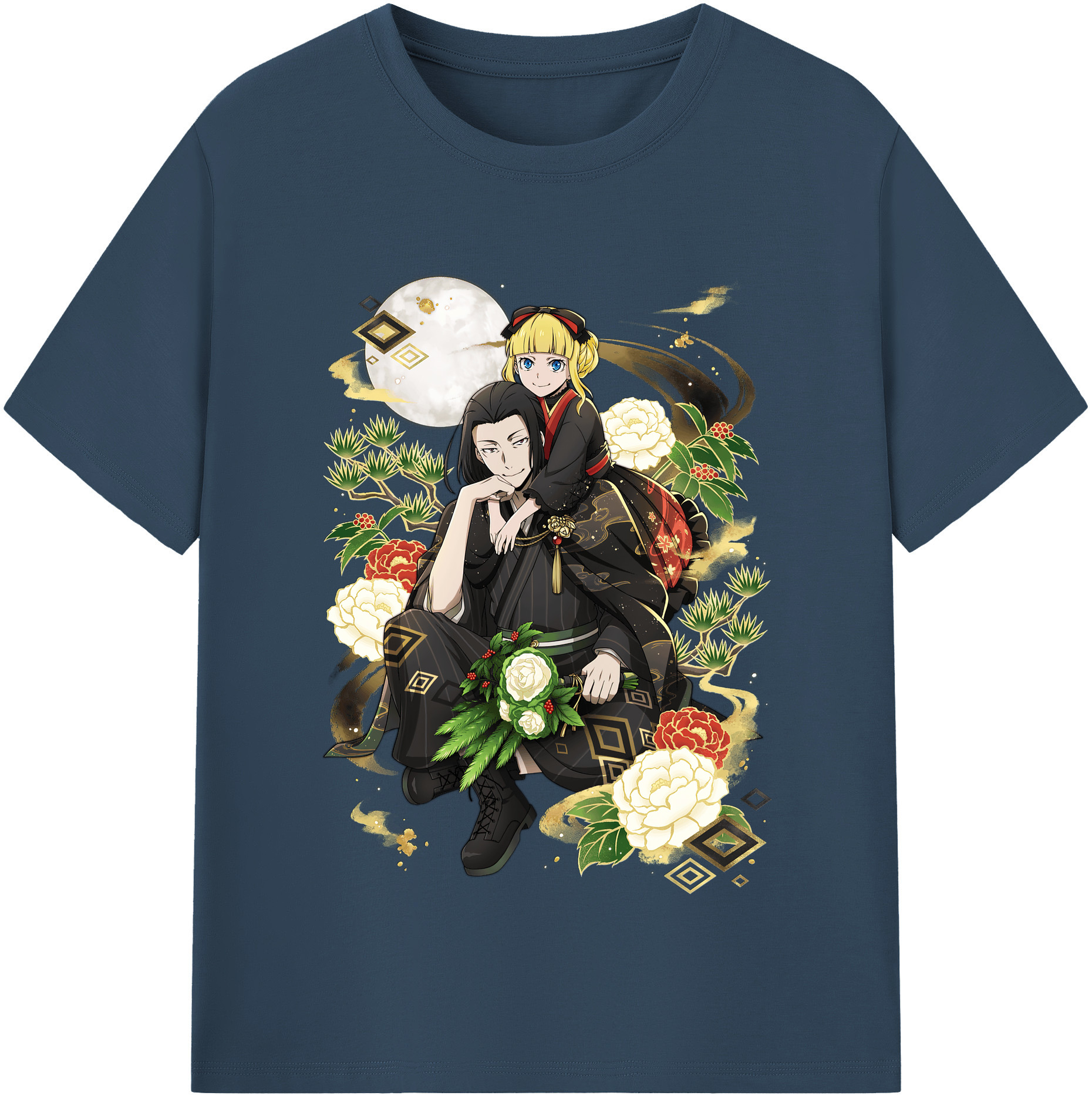 （画像用） 文豪ストレイドッグス Bungo Stray Dogs 綿100％半袖Tシャツ（フロントプリント）