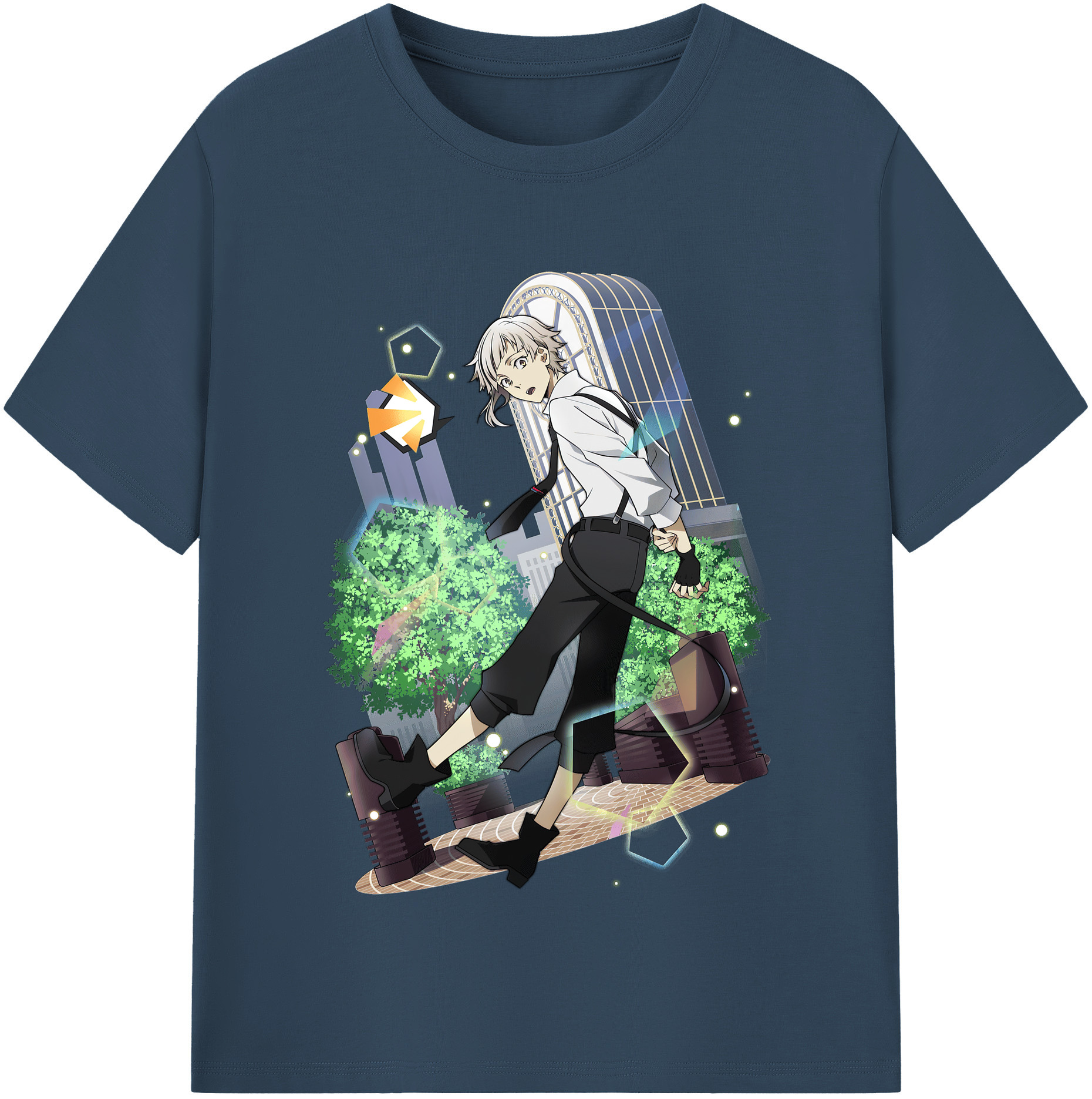（画像用） 文豪ストレイドッグス Bungo Stray Dogs 綿100％半袖Tシャツ（フロントプリント）
