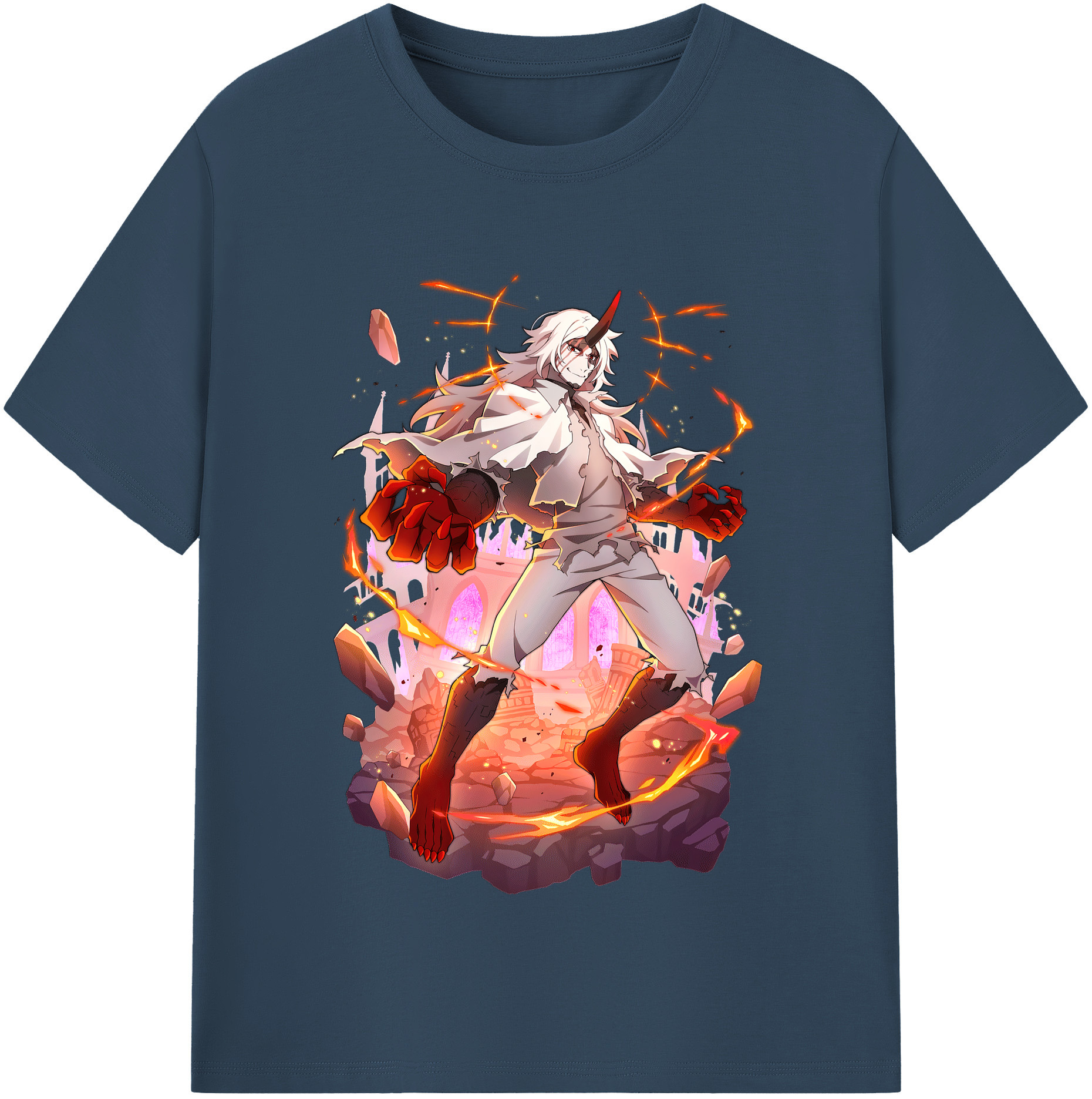 （画像用） 文豪ストレイドッグス Bungo Stray Dogs 綿100％半袖Tシャツ（フロントプリント）