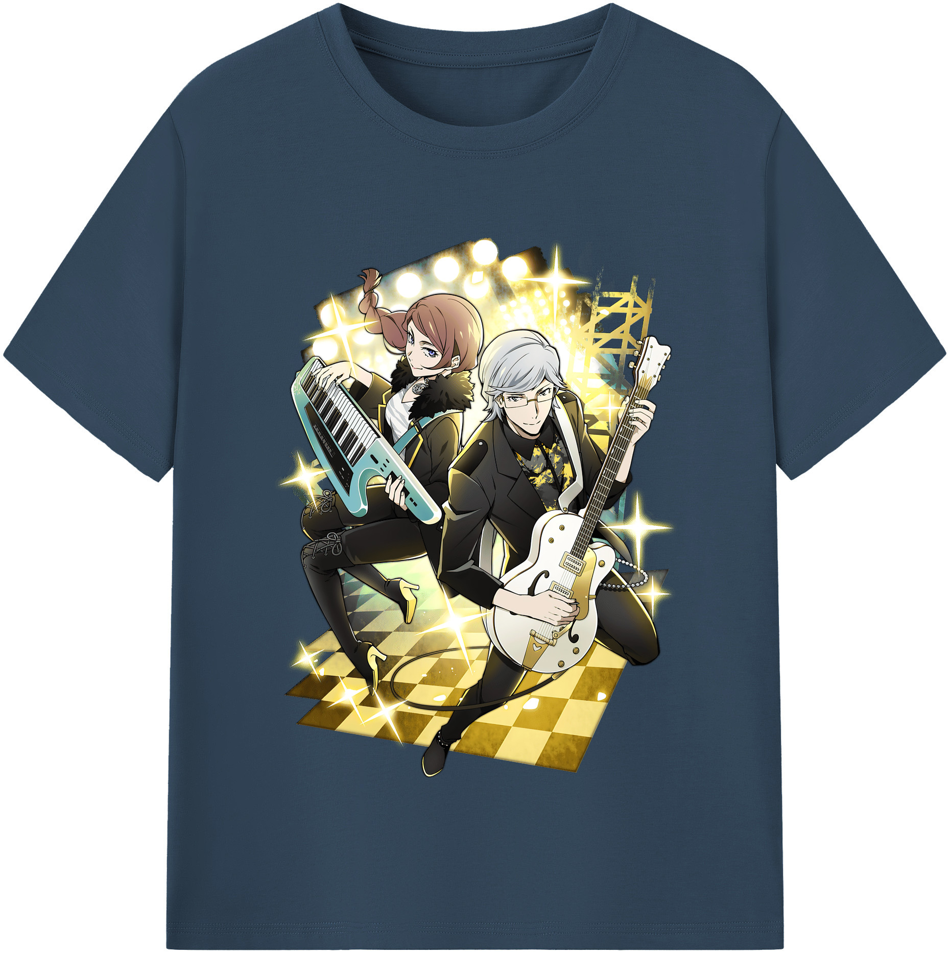 （画像用） 文豪ストレイドッグス Bungo Stray Dogs 綿100％半袖Tシャツ（フロントプリント）