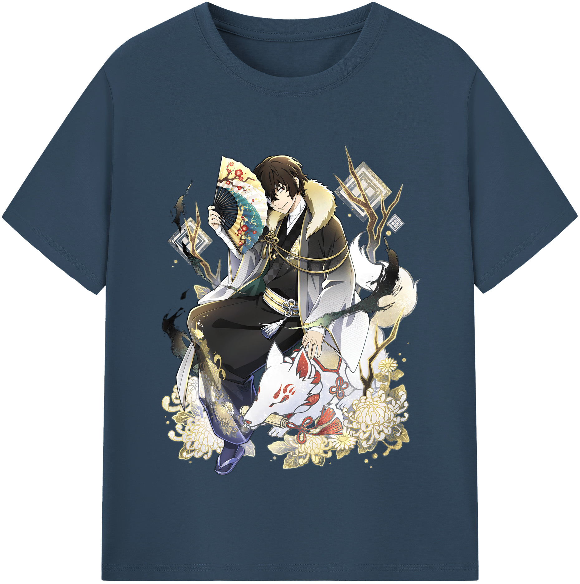 （画像用） 文豪ストレイドッグス Bungo Stray Dogs 綿100％半袖Tシャツ（フロントプリント）