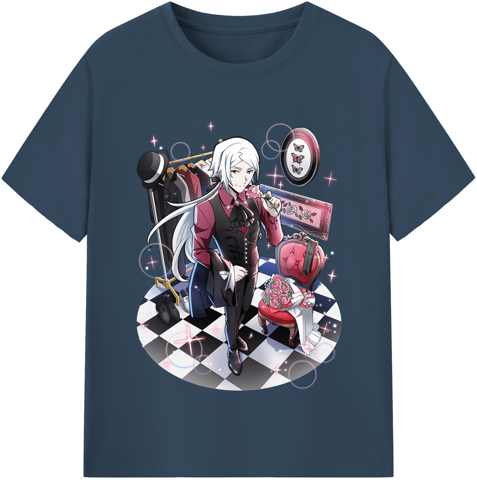 （画像用） 文豪ストレイドッグス Bungo Stray Dogs 綿100％半袖Tシャツ（フロントプリント）