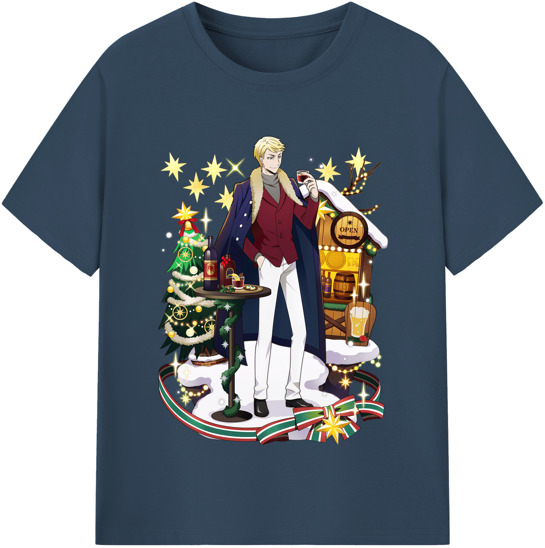 （画像用） 文豪ストレイドッグス Bungo Stray Dogs 綿100％半袖Tシャツ（フロントプリント）