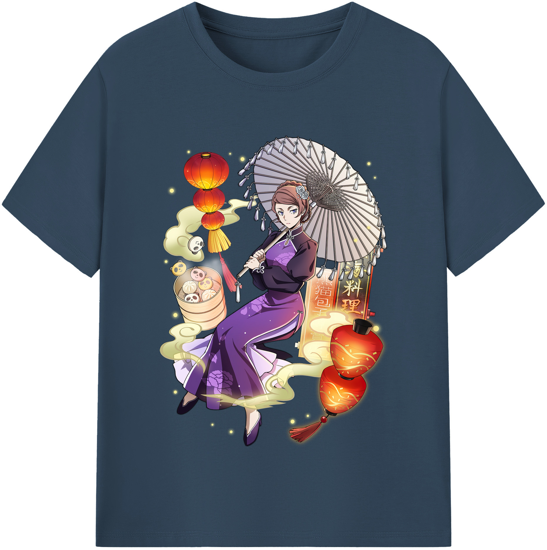（画像用） 文豪ストレイドッグス Bungo Stray Dogs 綿100％半袖Tシャツ（フロントプリント）