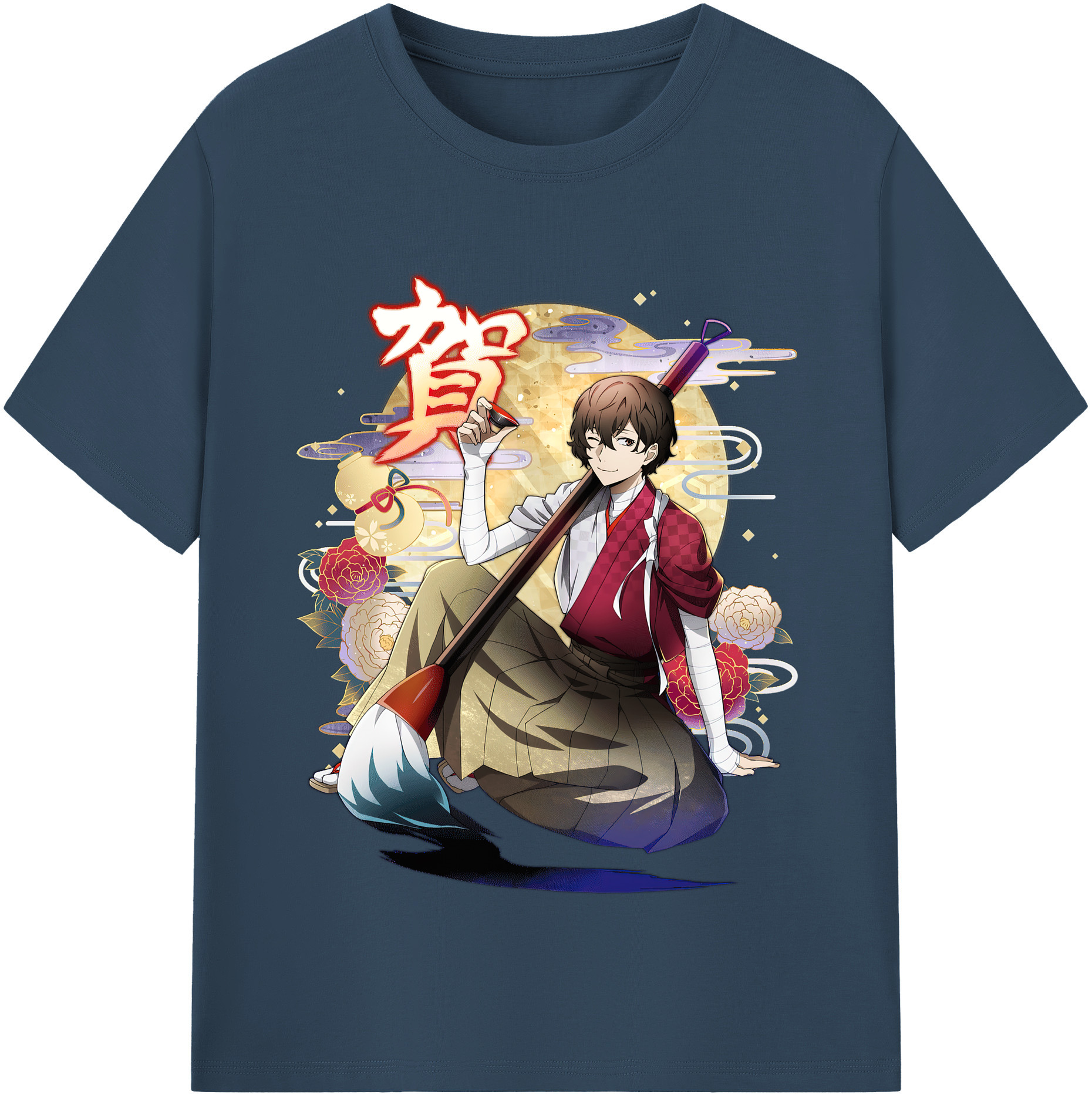 （画像用） 文豪ストレイドッグス Bungo Stray Dogs 綿100％半袖Tシャツ（フロントプリント）