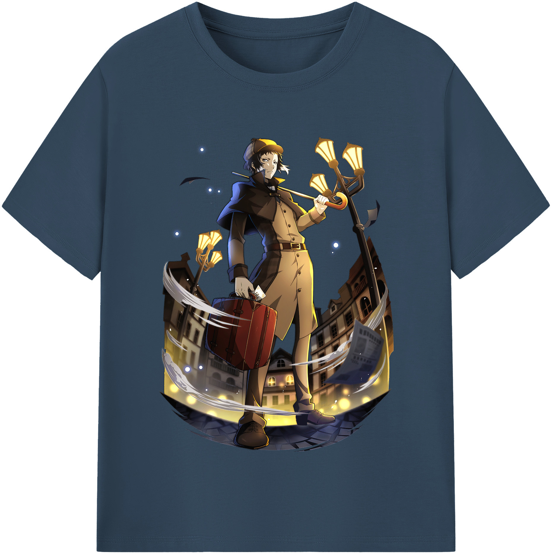 （画像用） 文豪ストレイドッグス Bungo Stray Dogs 綿100％半袖Tシャツ（フロントプリント）