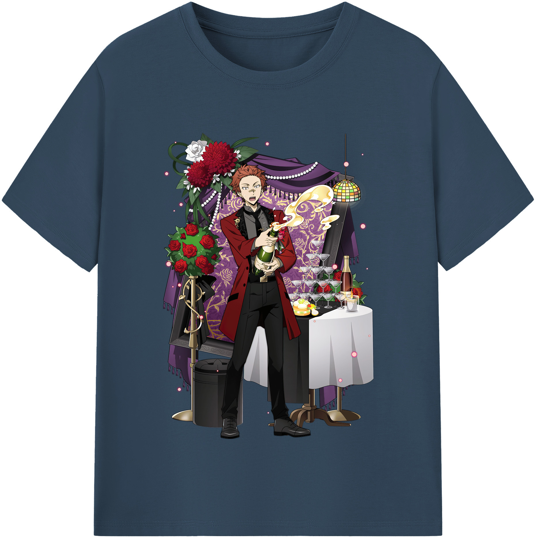 （画像用） 文豪ストレイドッグス Bungo Stray Dogs 綿100％半袖Tシャツ（フロントプリント）