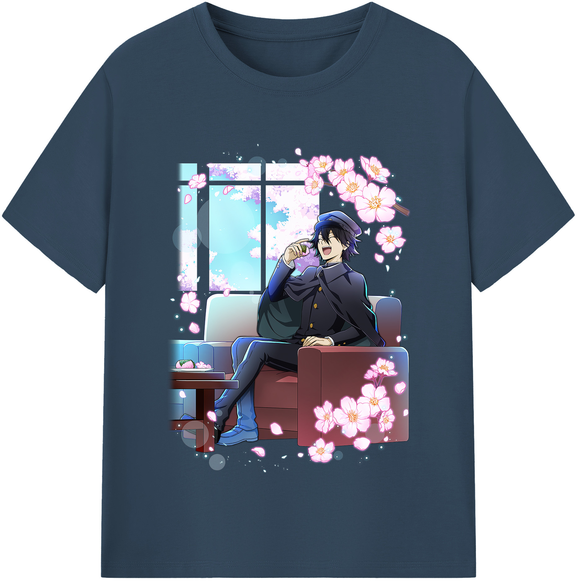 （画像用） 文豪ストレイドッグス Bungo Stray Dogs 綿100％半袖Tシャツ（フロントプリント）