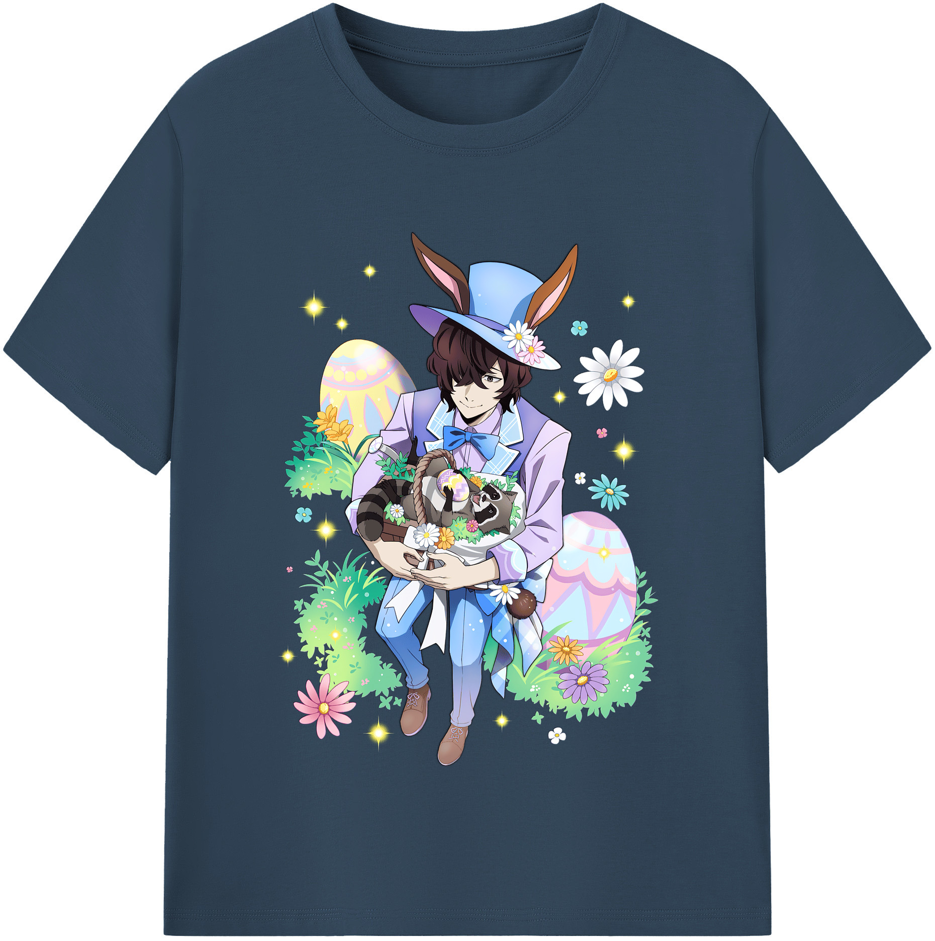 （画像用） 文豪ストレイドッグス Bungo Stray Dogs 綿100％半袖Tシャツ（フロントプリント）