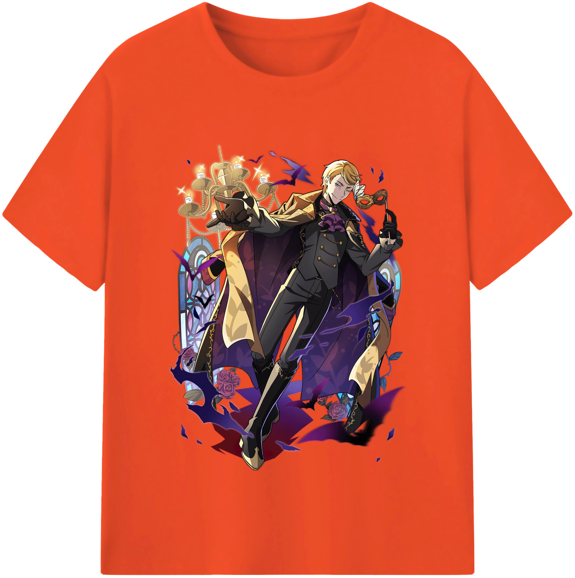 （画像用） 文豪ストレイドッグス Bungo Stray Dogs 綿100％半袖Tシャツ（フロントプリント）