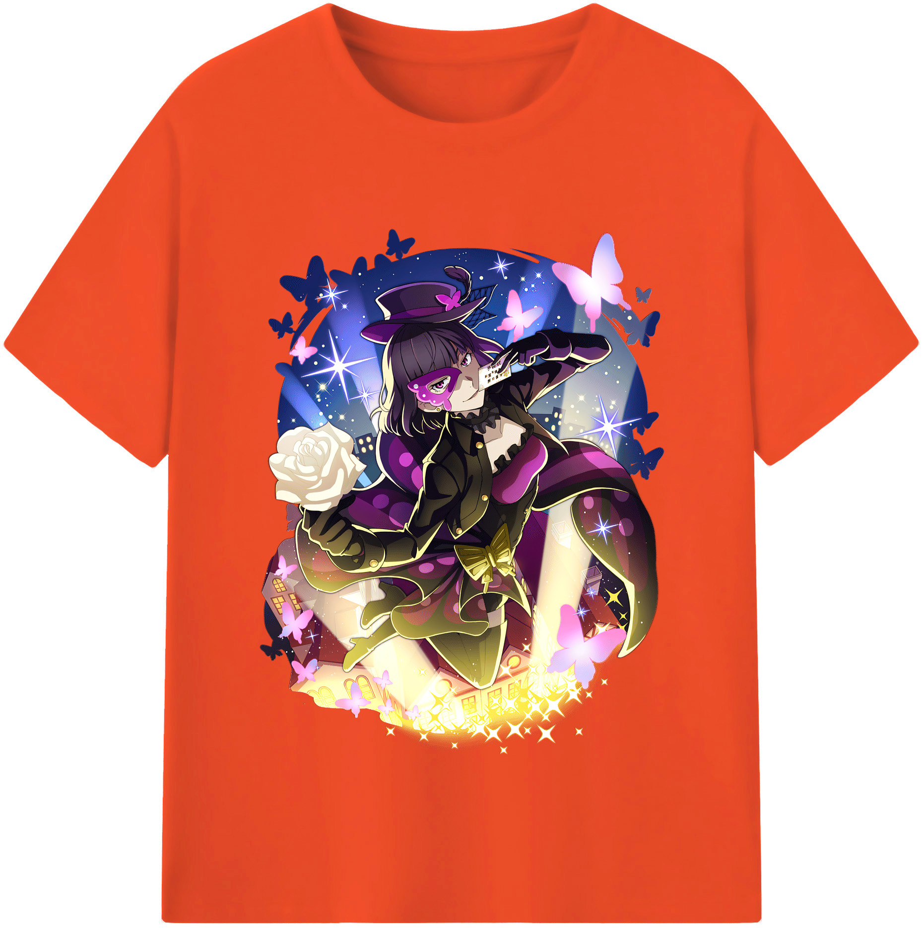 （画像用） 文豪ストレイドッグス Bungo Stray Dogs 綿100％半袖Tシャツ（フロントプリント）