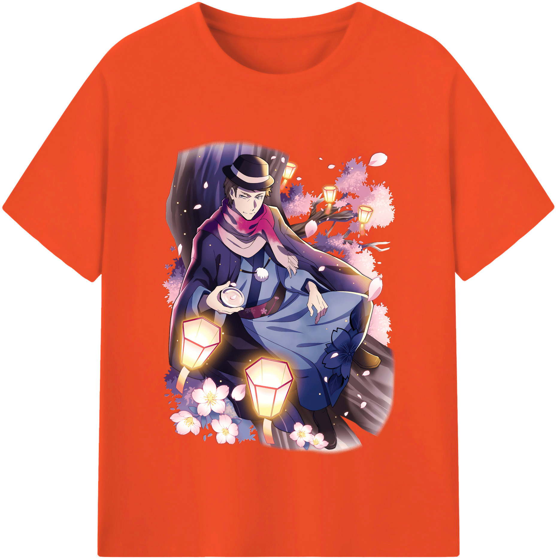 （画像用） 文豪ストレイドッグス Bungo Stray Dogs 綿100％半袖Tシャツ（フロントプリント）