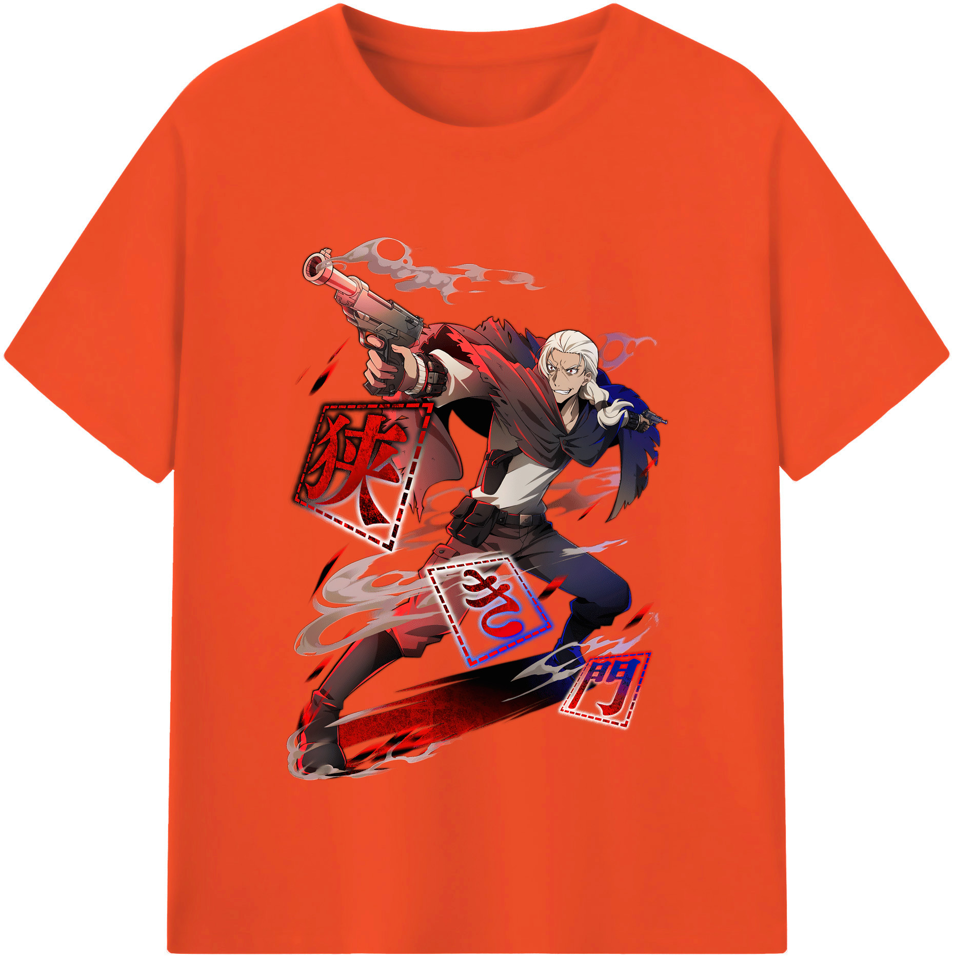 （画像用） 文豪ストレイドッグス Bungo Stray Dogs 綿100％半袖Tシャツ（フロントプリント）