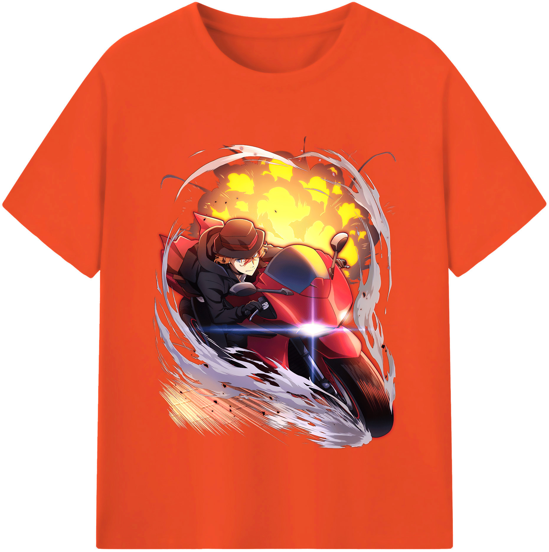 （画像用） 文豪ストレイドッグス Bungo Stray Dogs 綿100％半袖Tシャツ（フロントプリント）