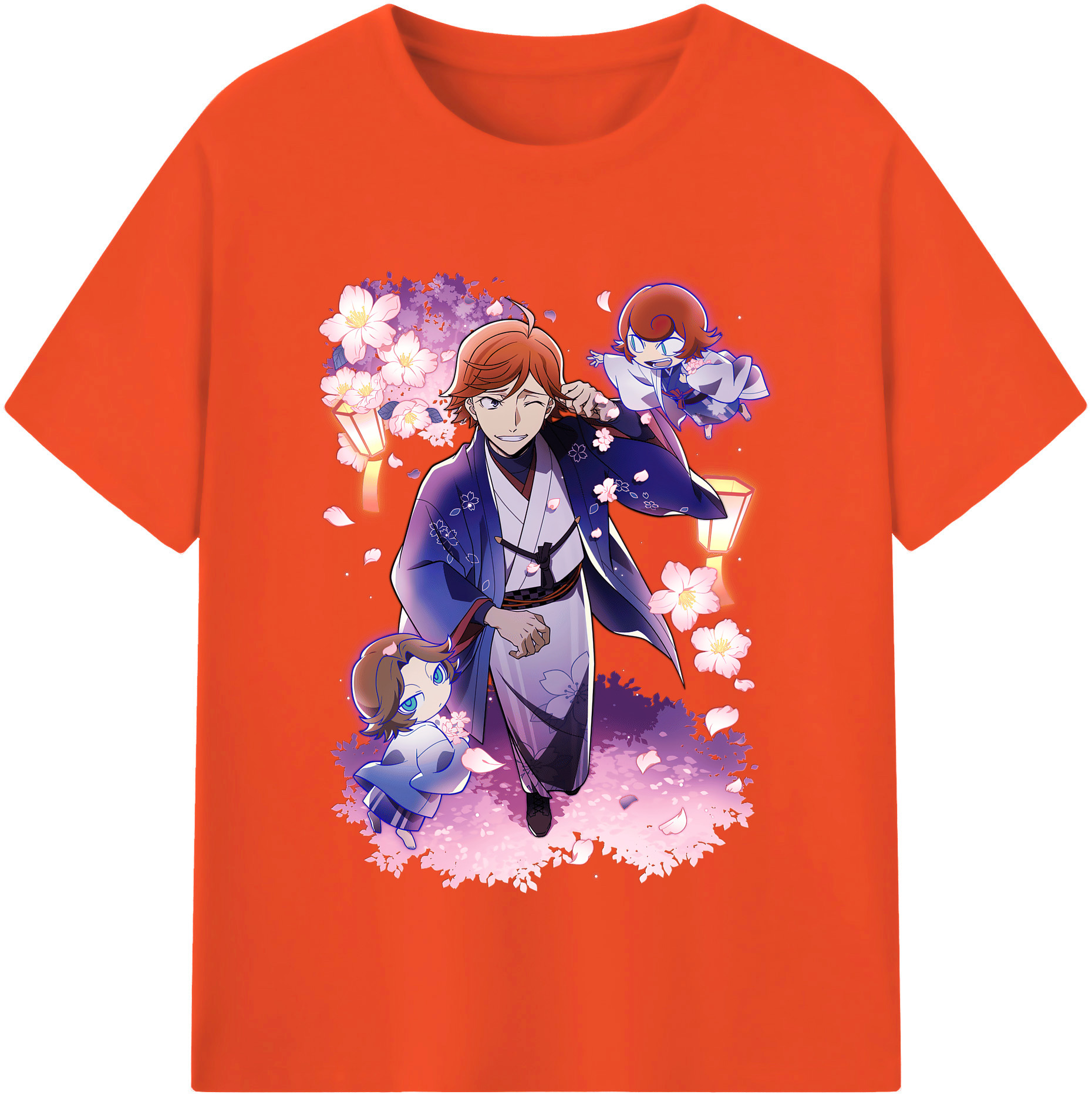 （画像用） 文豪ストレイドッグス Bungo Stray Dogs 綿100％半袖Tシャツ（フロントプリント）