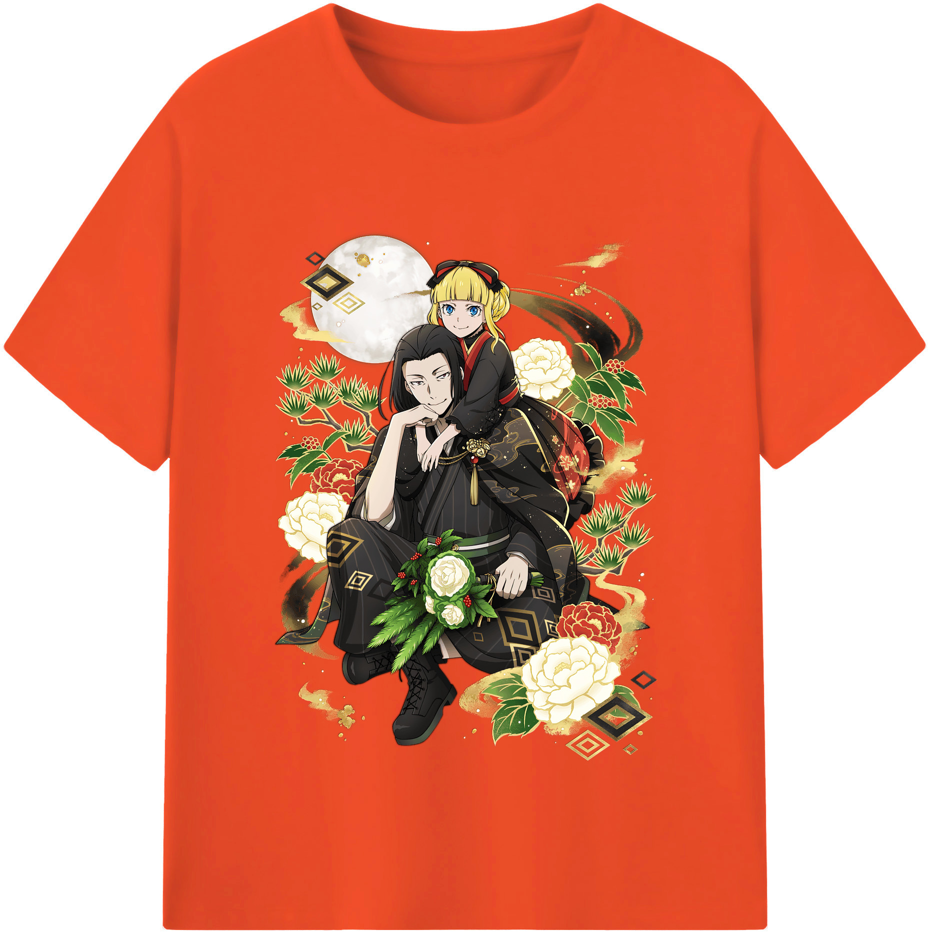 （画像用） 文豪ストレイドッグス Bungo Stray Dogs 綿100％半袖Tシャツ（フロントプリント）
