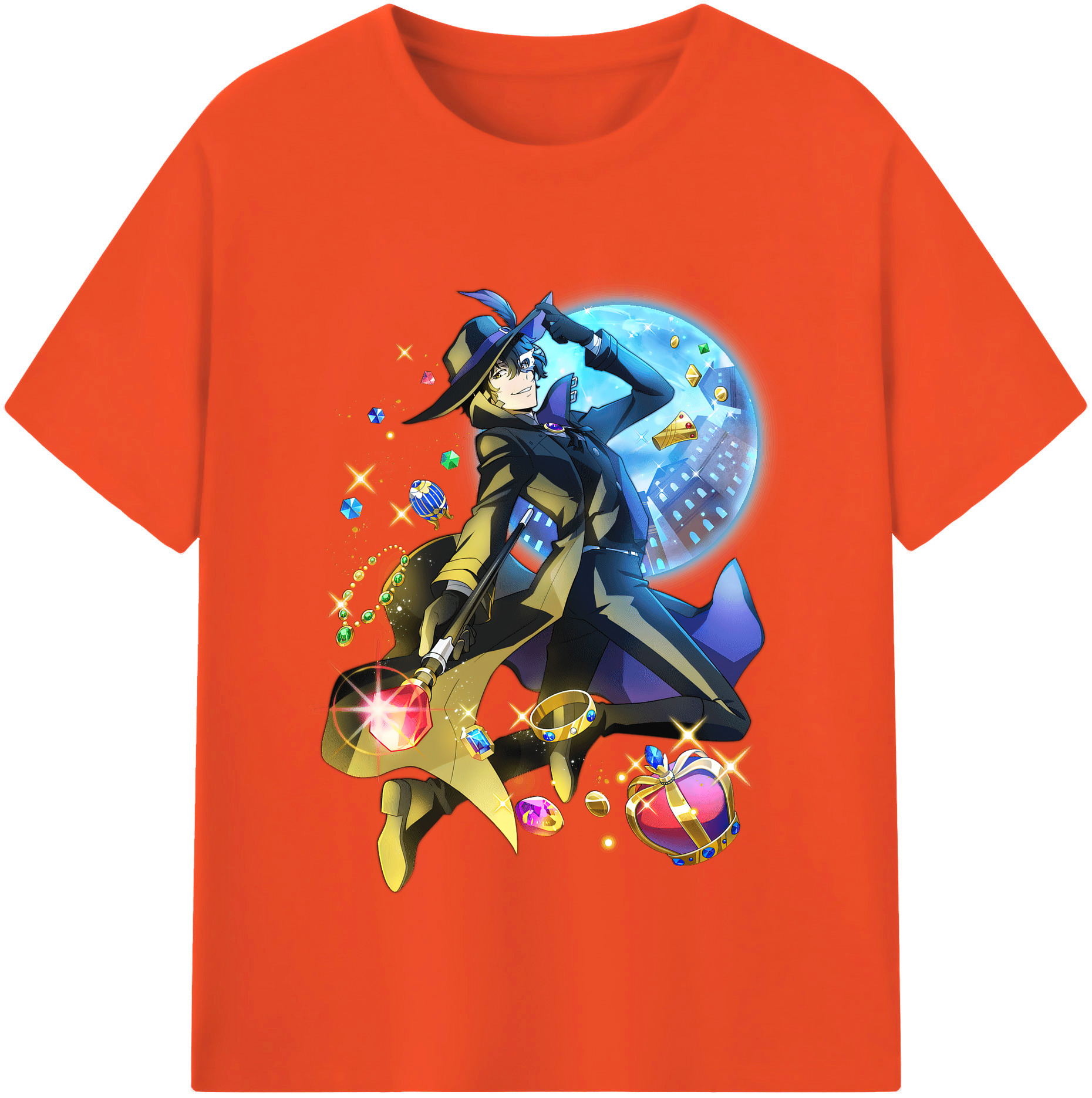 （画像用） 文豪ストレイドッグス Bungo Stray Dogs 綿100％半袖Tシャツ（フロントプリント）
