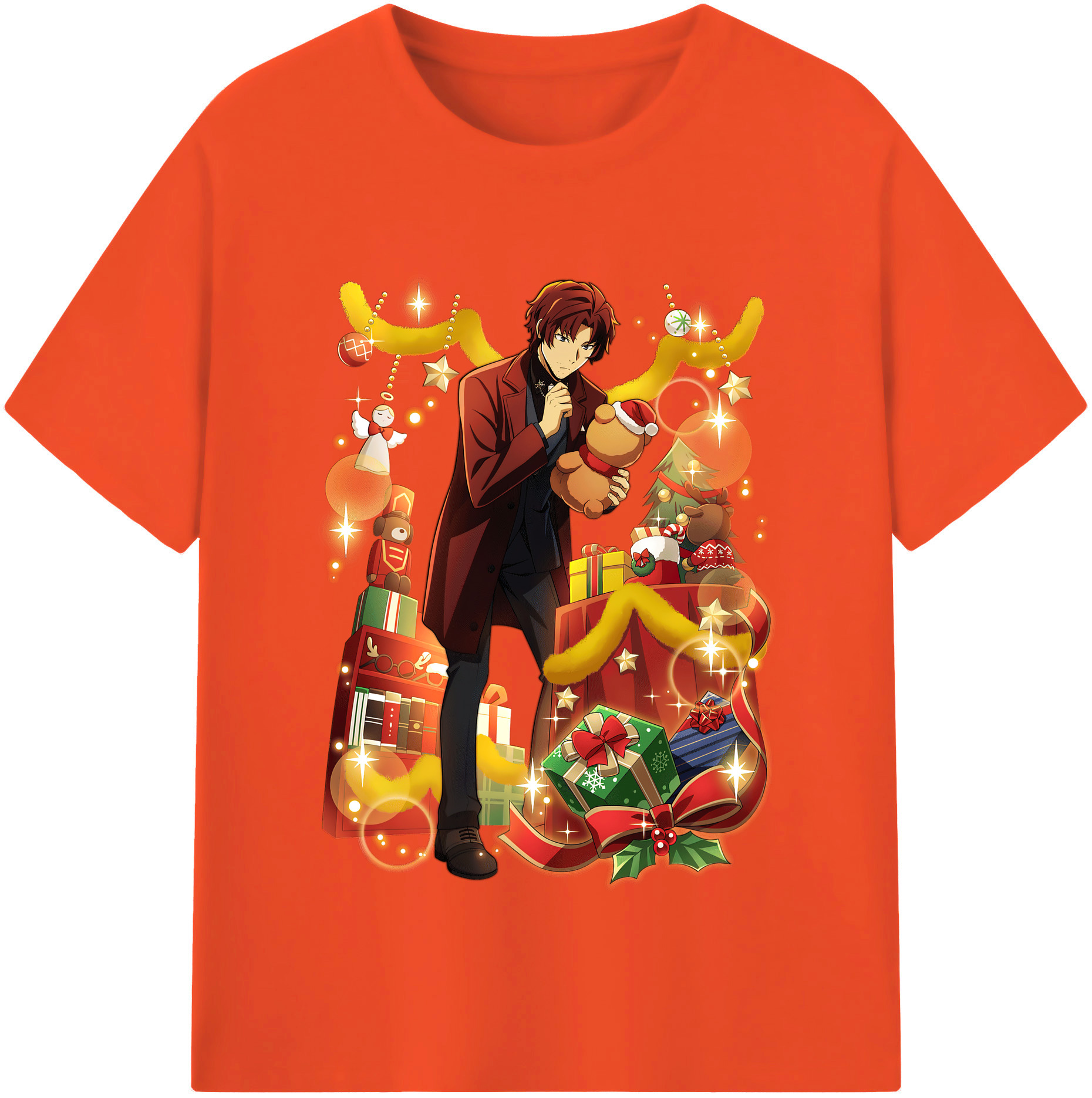 文豪ストレイドッグス Bungo Stray Dogs 綿100％半袖Tシャツ（フロントプリント）