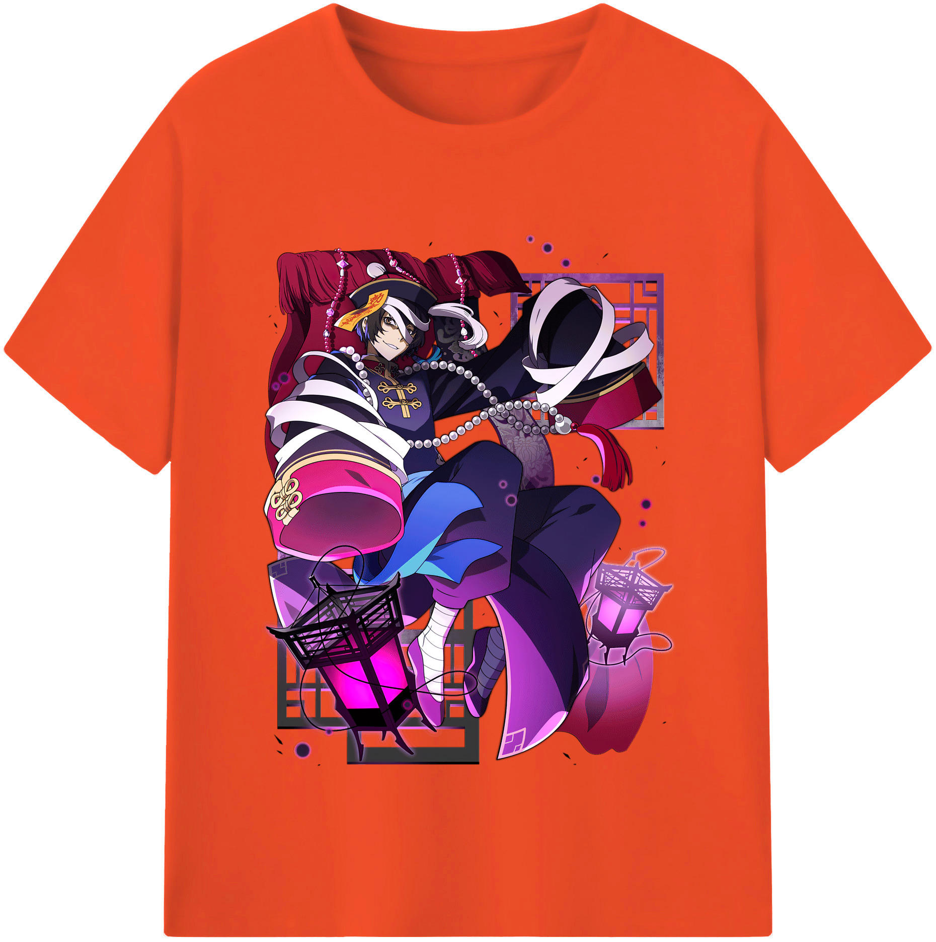 （画像用） 文豪ストレイドッグス Bungo Stray Dogs 綿100％半袖Tシャツ（フロントプリント）