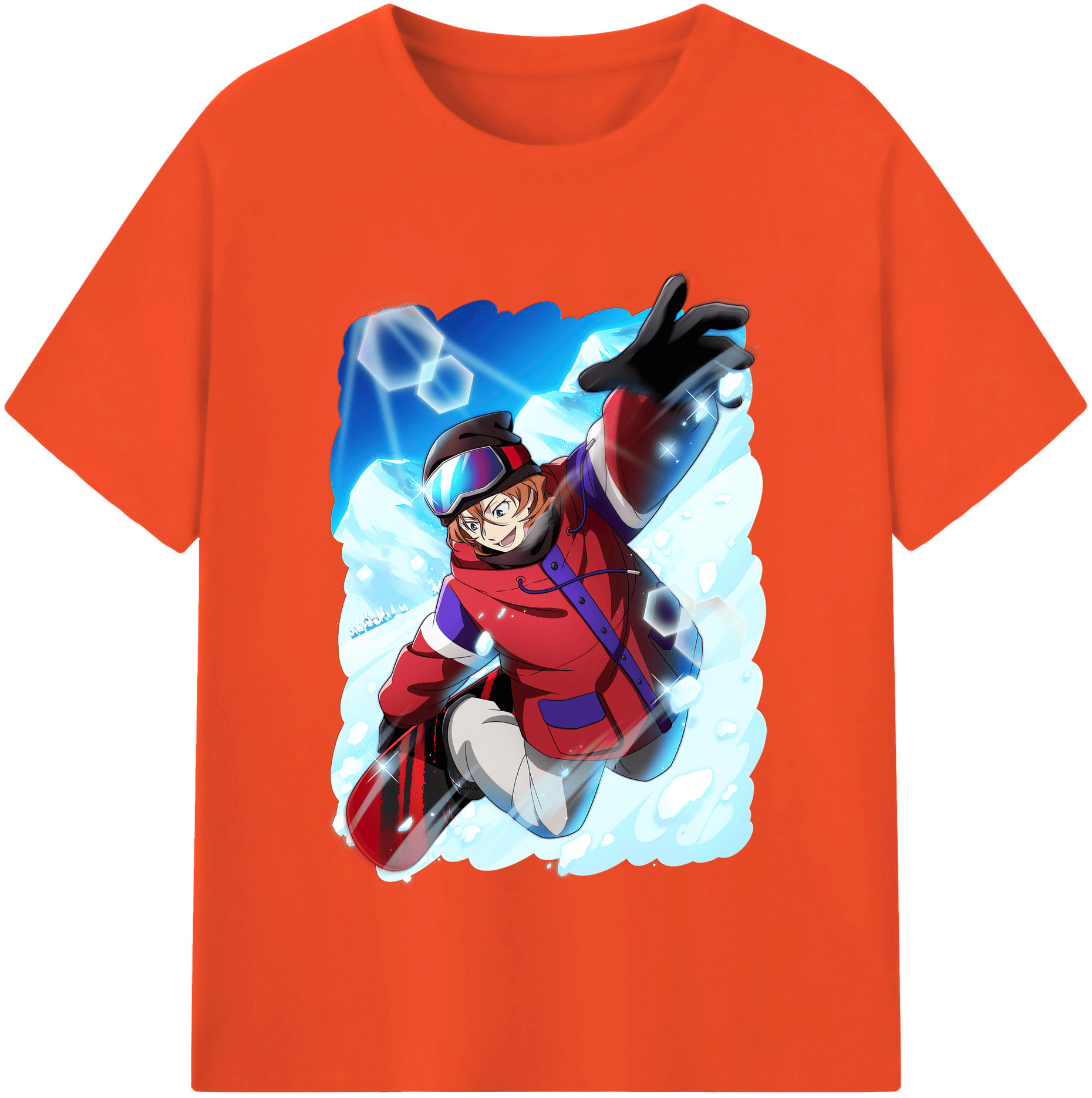 （画像用） 文豪ストレイドッグス Bungo Stray Dogs 綿100％半袖Tシャツ（フロントプリント）