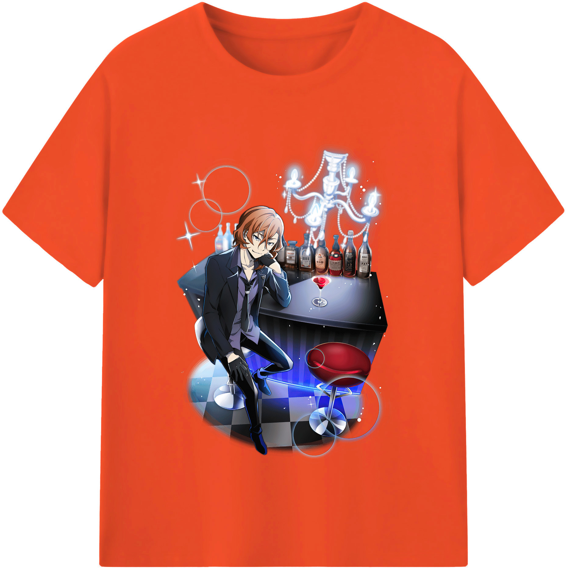 （画像用） 文豪ストレイドッグス Bungo Stray Dogs 綿100％半袖Tシャツ（フロントプリント）
