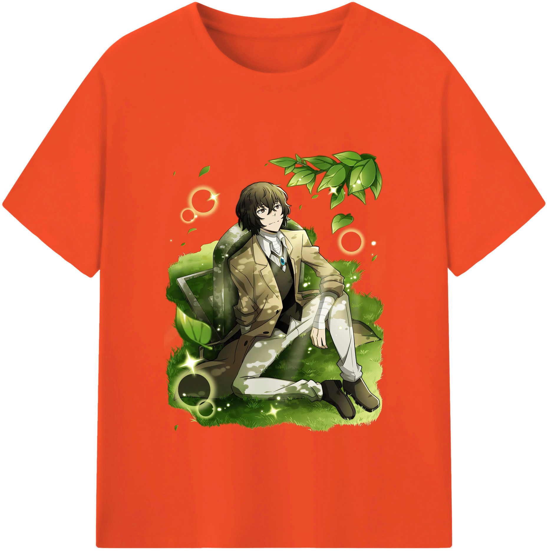 （画像用） 文豪ストレイドッグス Bungo Stray Dogs 綿100％半袖Tシャツ（フロントプリント）