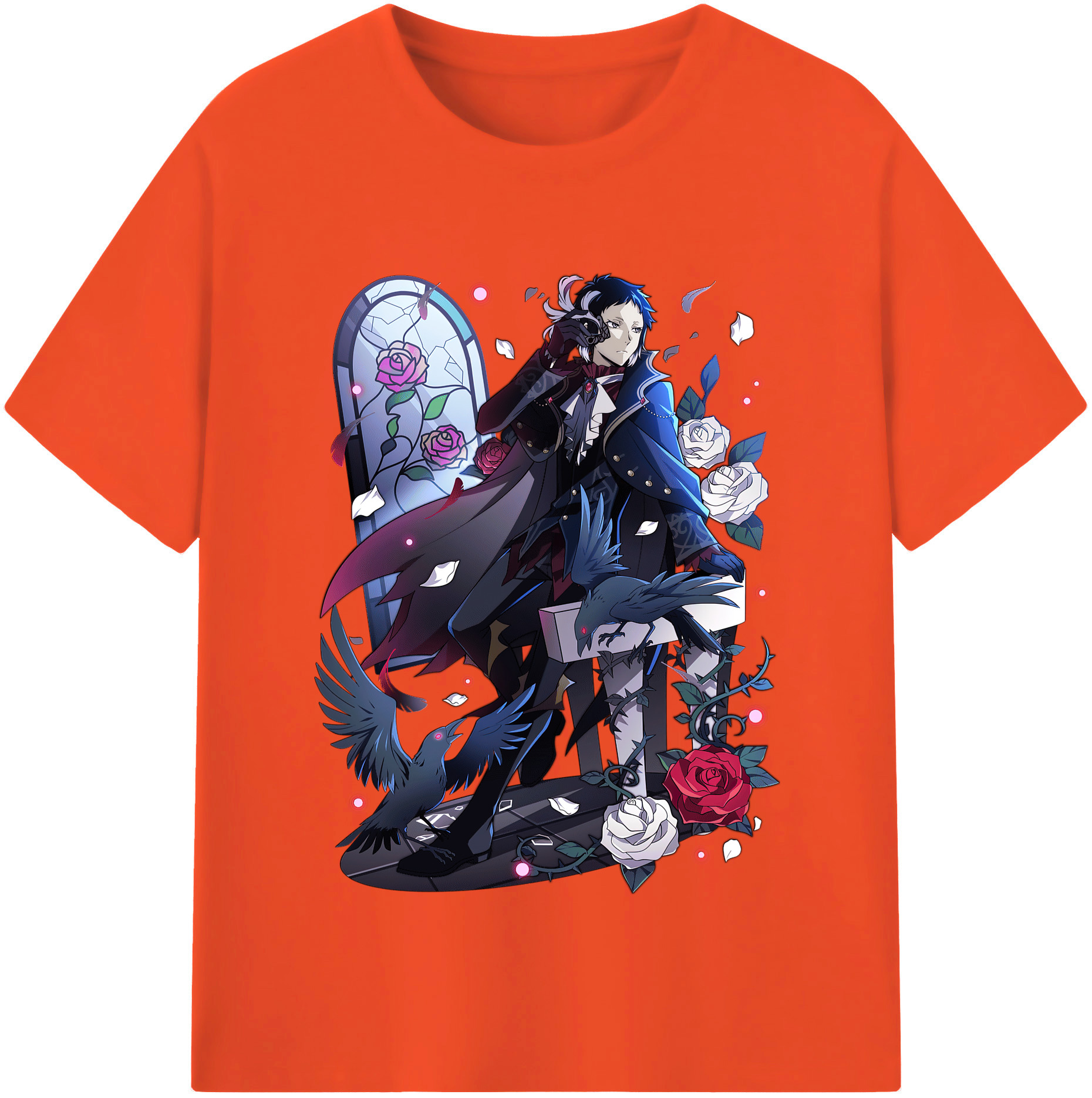 （画像用） 文豪ストレイドッグス Bungo Stray Dogs 綿100％半袖Tシャツ（フロントプリント）