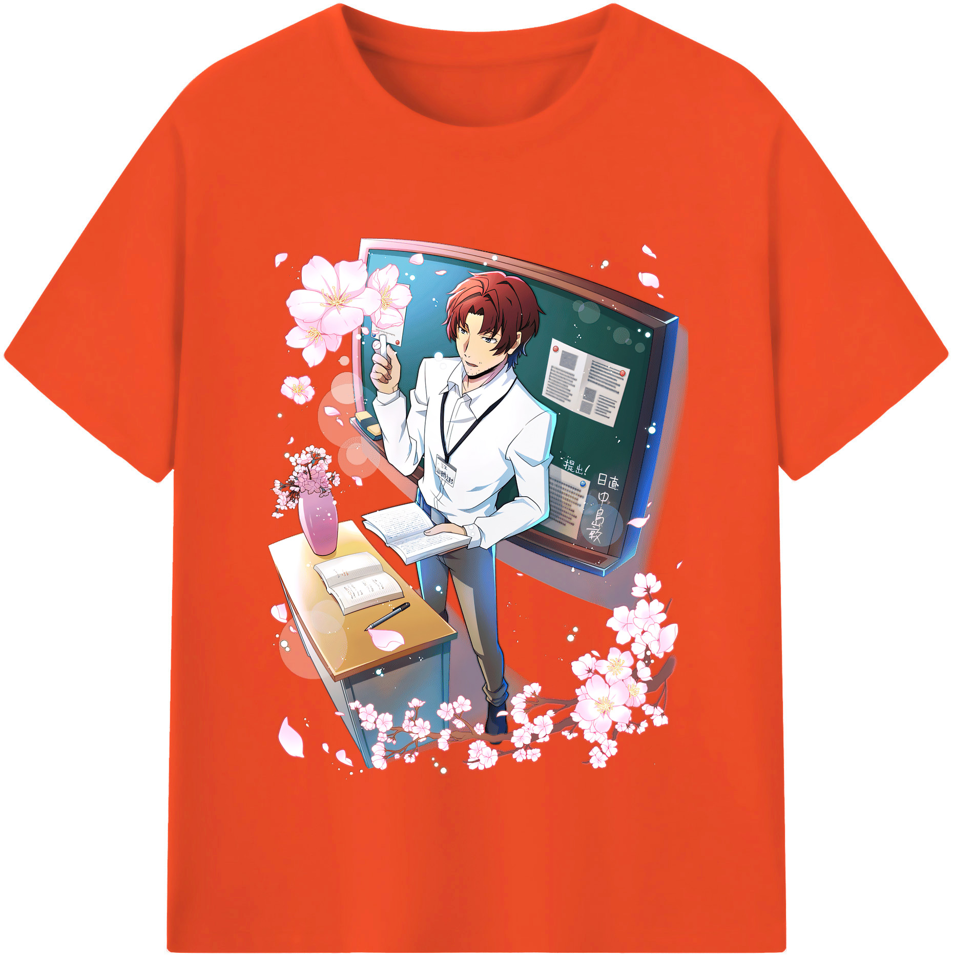 （画像用） 文豪ストレイドッグス Bungo Stray Dogs 綿100％半袖Tシャツ（フロントプリント）