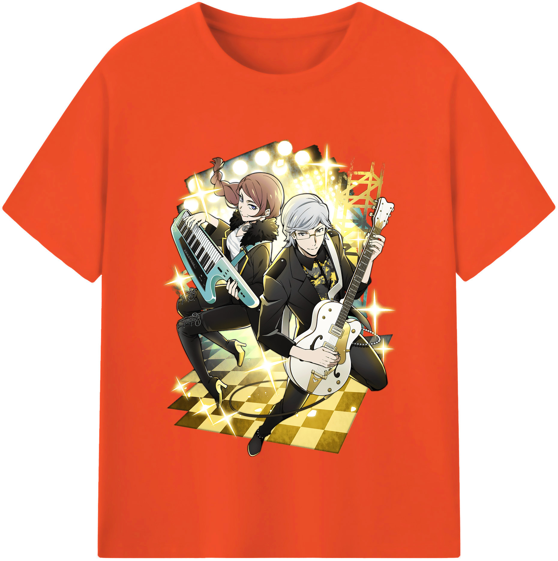 （画像用） 文豪ストレイドッグス Bungo Stray Dogs 綿100％半袖Tシャツ（フロントプリント）
