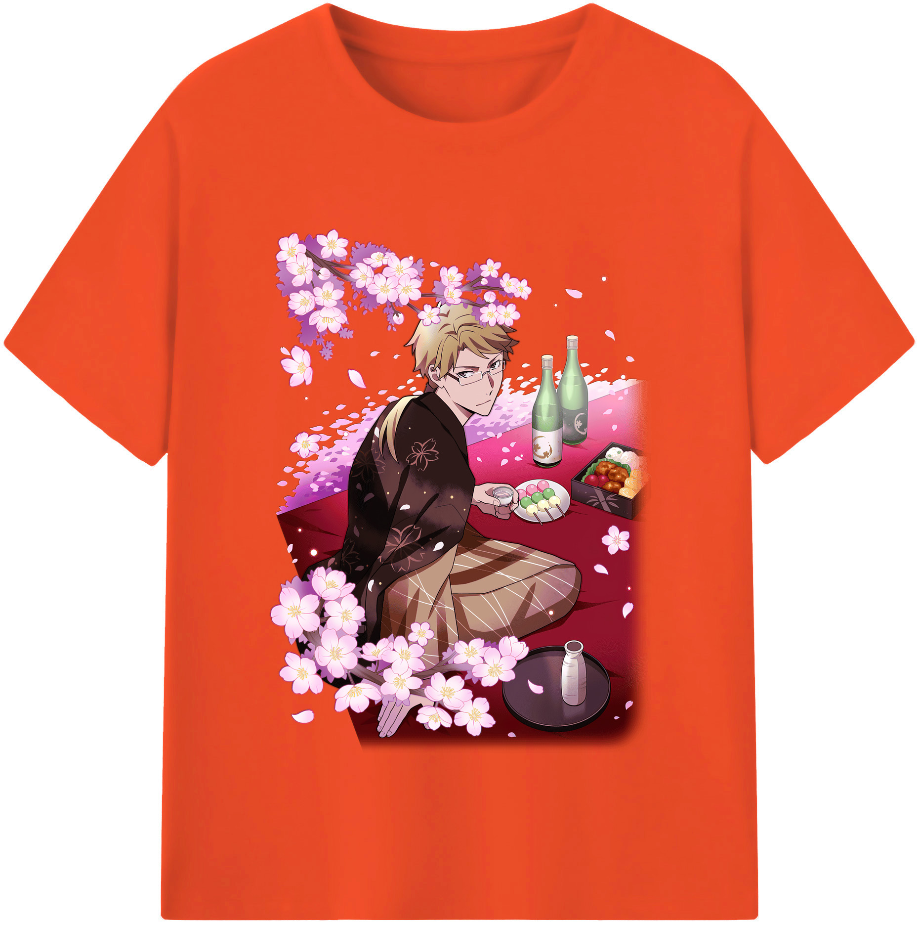 （画像用） 文豪ストレイドッグス Bungo Stray Dogs 綿100％半袖Tシャツ（フロントプリント）