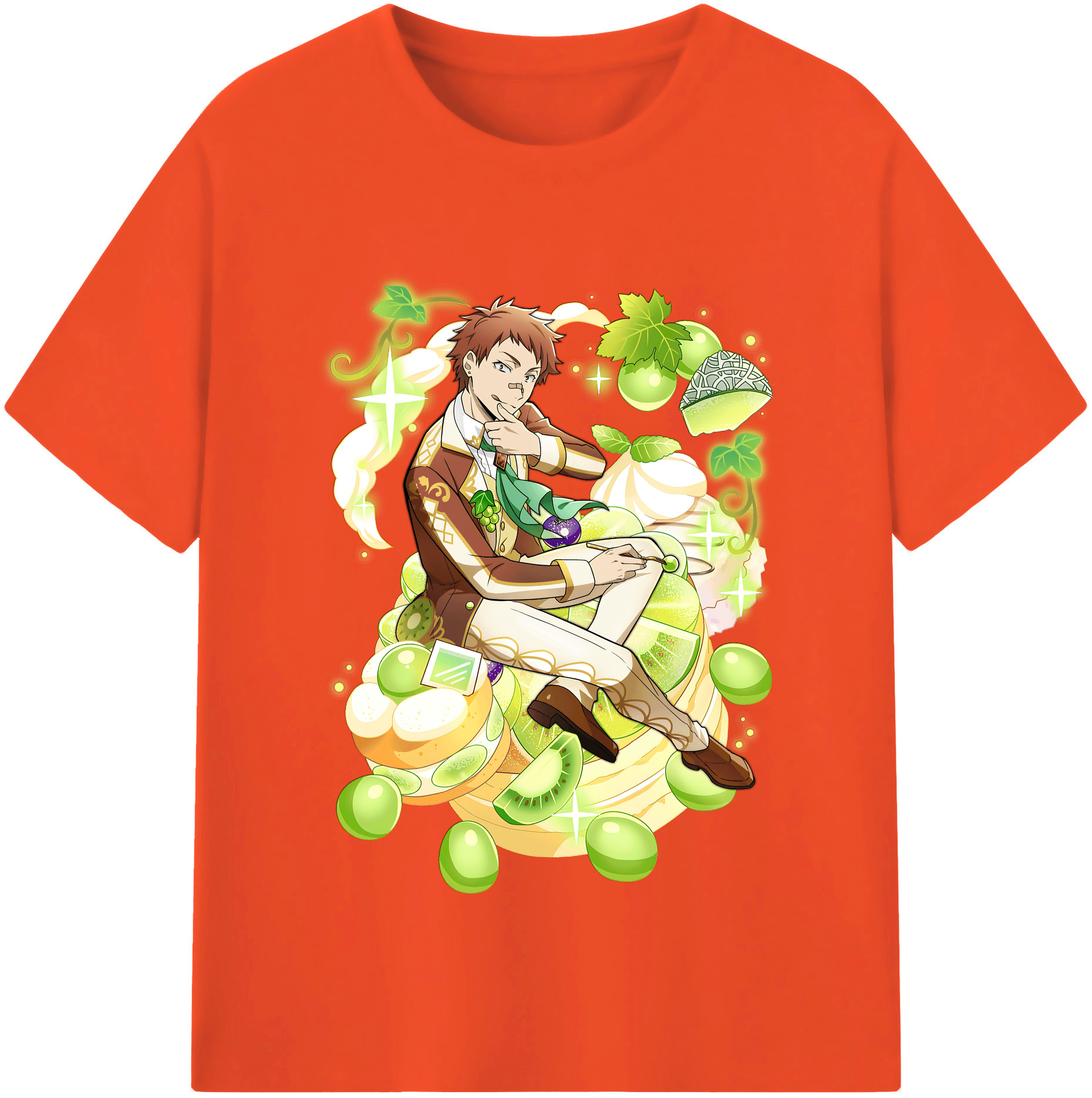 （画像用） 文豪ストレイドッグス Bungo Stray Dogs 綿100％半袖Tシャツ（フロントプリント）