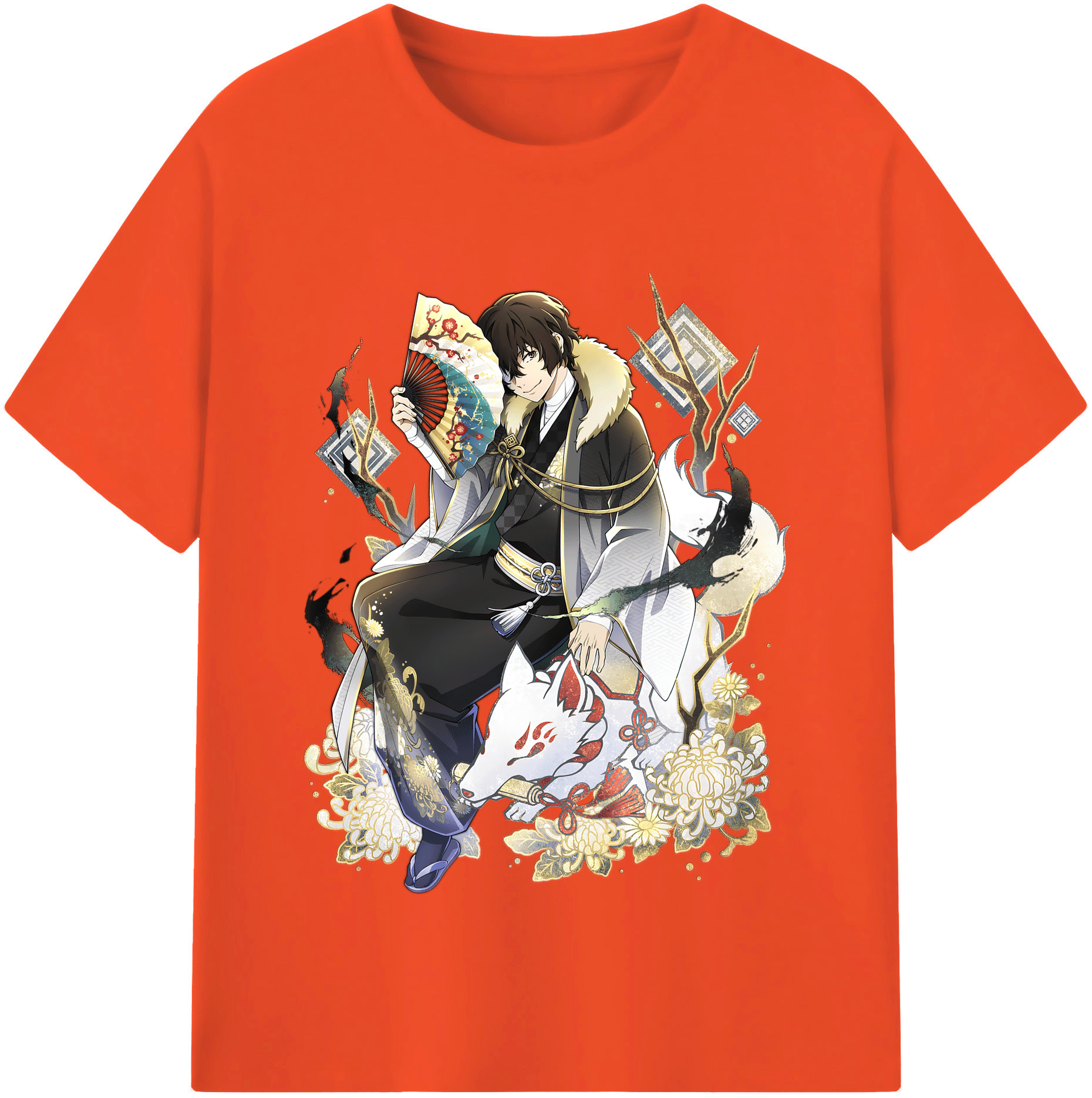 （画像用） 文豪ストレイドッグス Bungo Stray Dogs 綿100％半袖Tシャツ（フロントプリント）