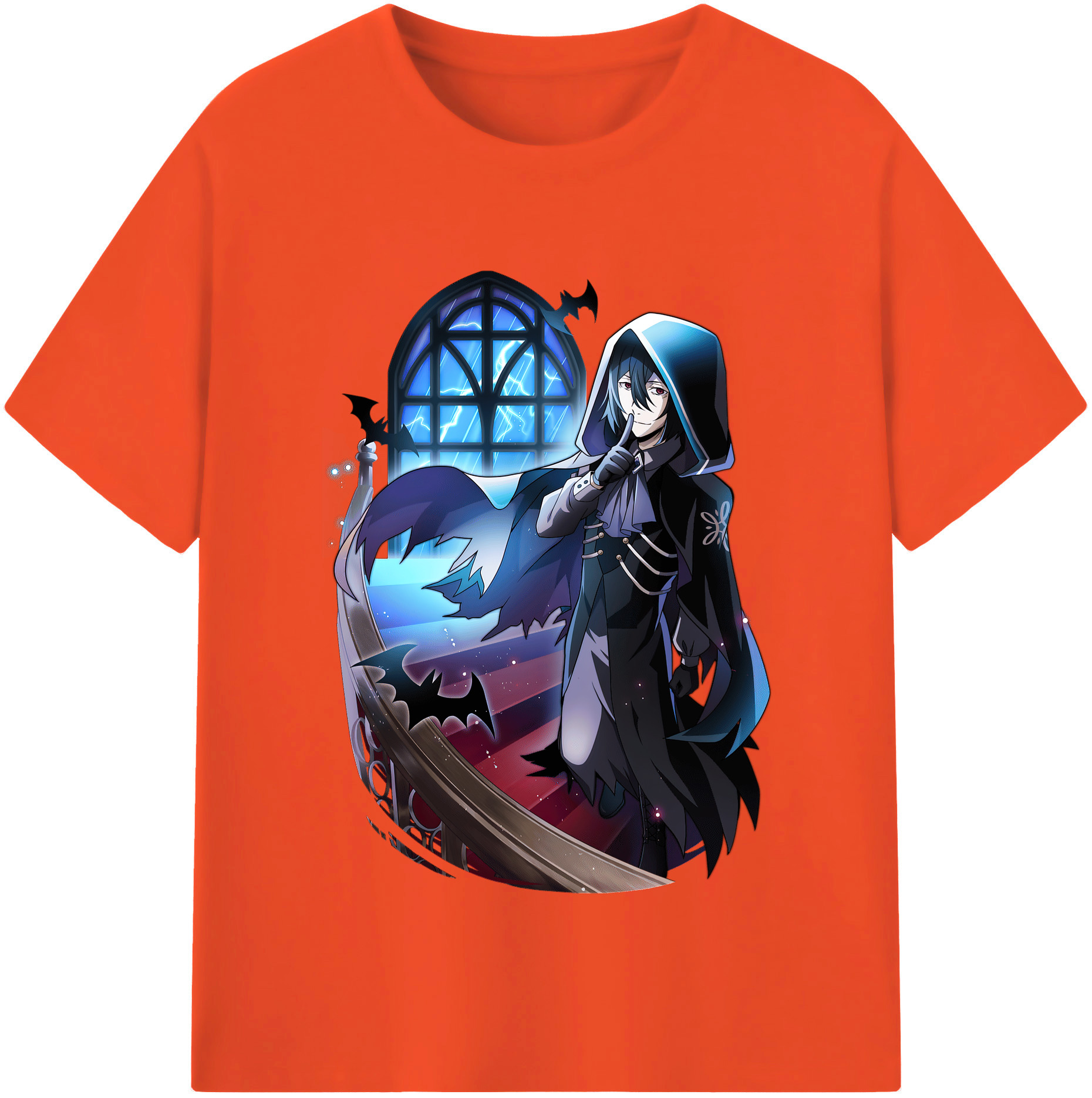 （画像用） 文豪ストレイドッグス Bungo Stray Dogs 綿100％半袖Tシャツ（フロントプリント）