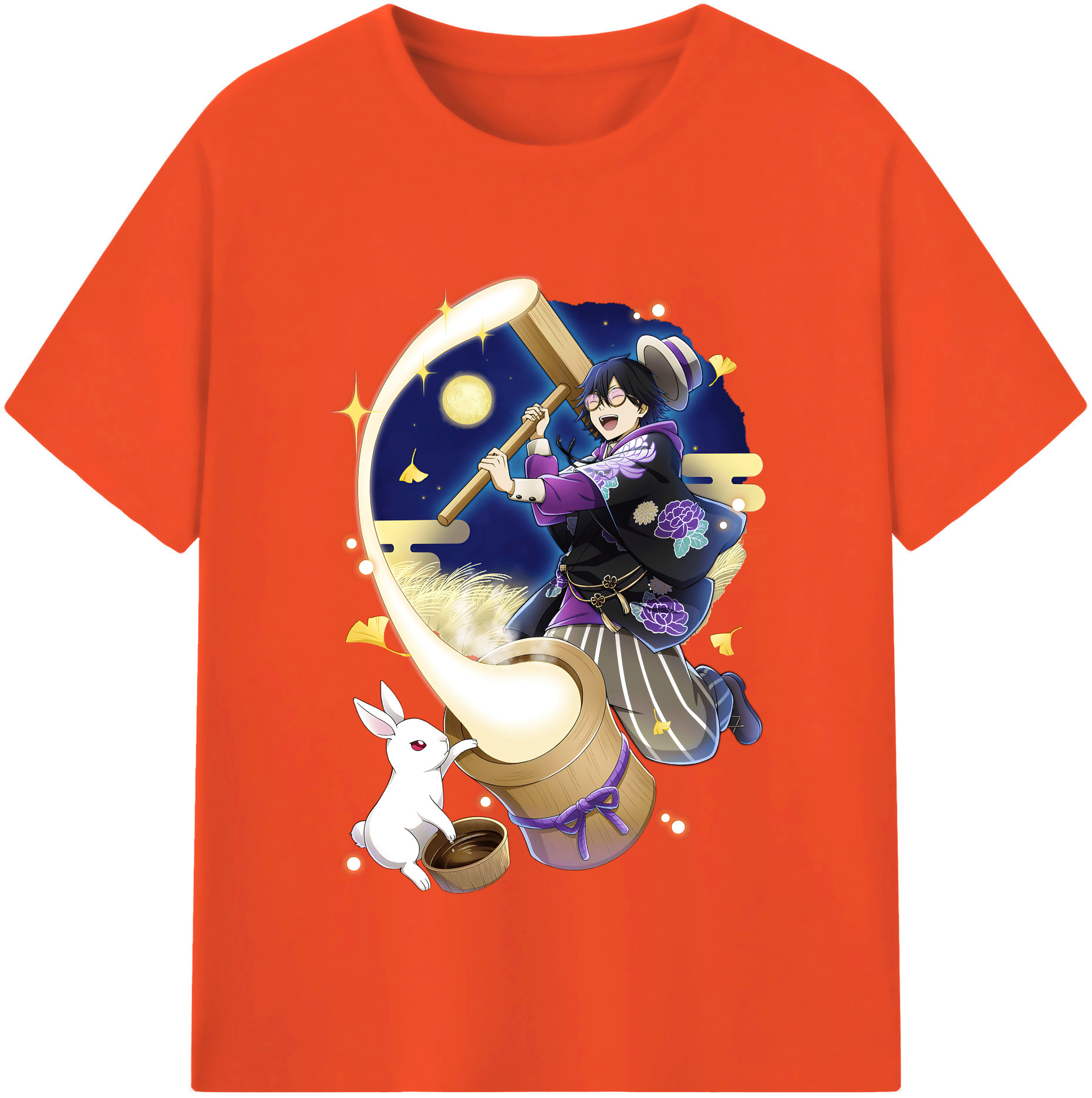 （画像用） 文豪ストレイドッグス Bungo Stray Dogs 綿100％半袖Tシャツ（フロントプリント）