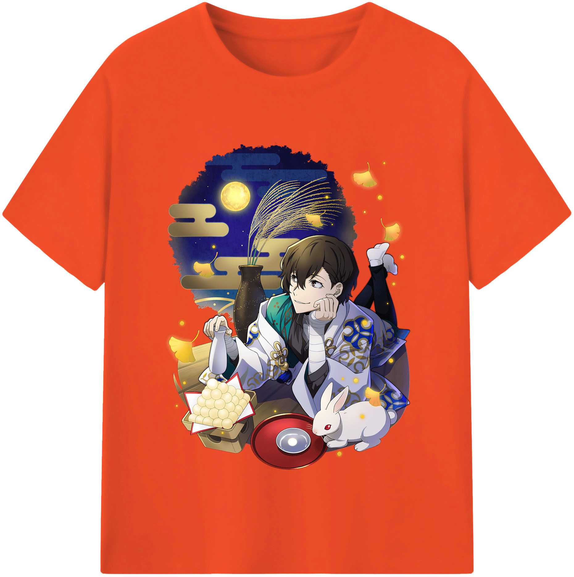 （画像用） 文豪ストレイドッグス Bungo Stray Dogs 綿100％半袖Tシャツ（フロントプリント）